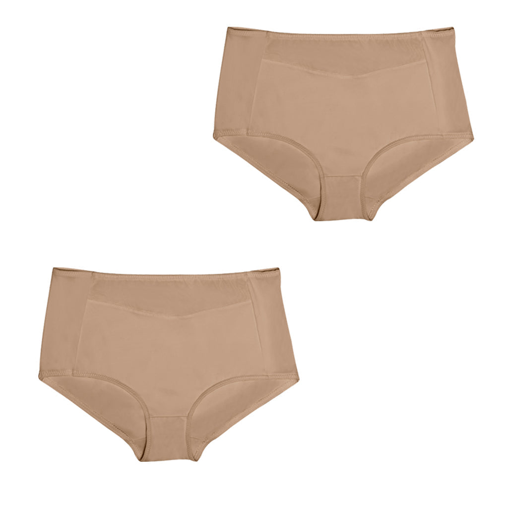 Daily Use Under Wear 2-Pack Seamless Slim Panties Shapewear High Waist Sonryse SP645NC