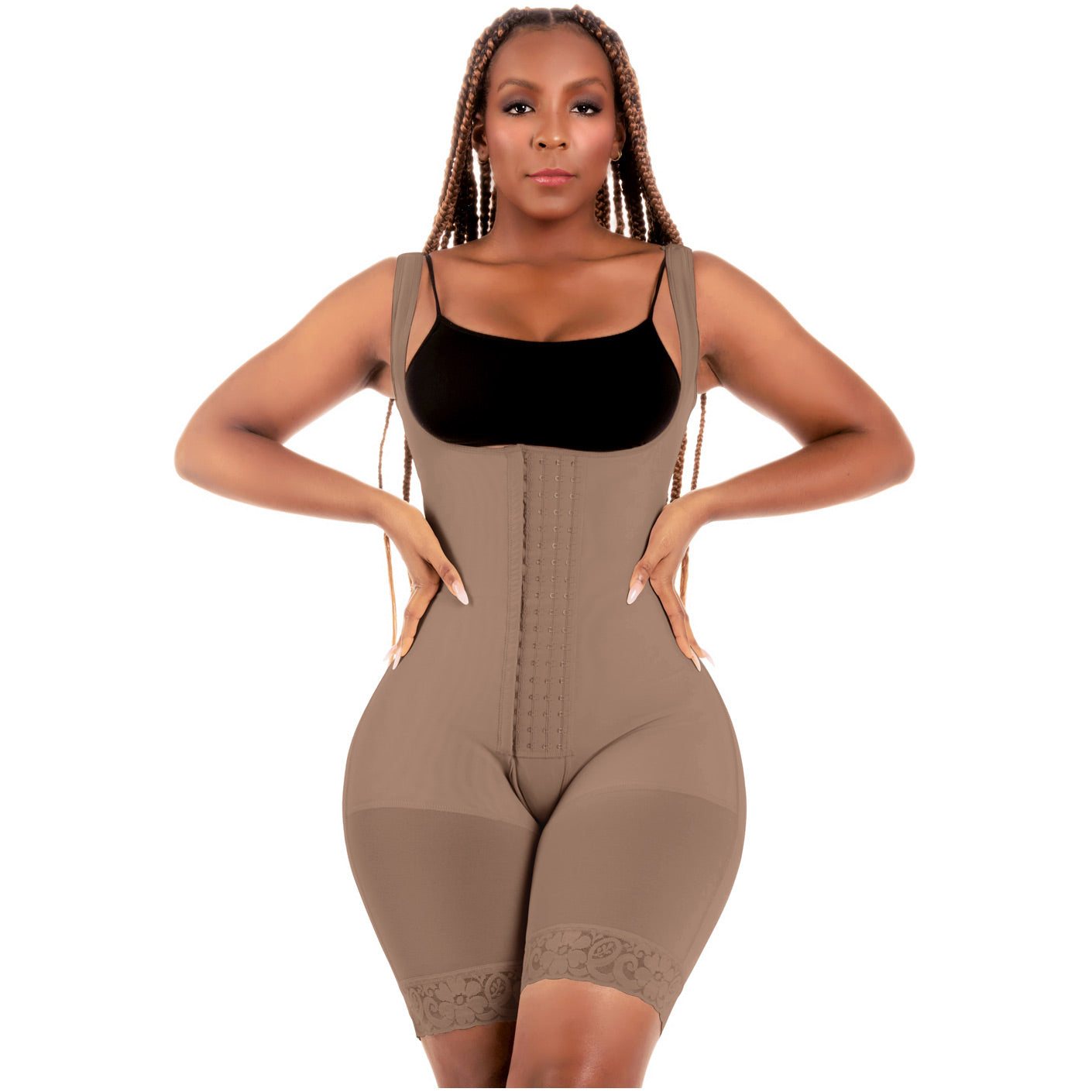 Daily Use Shapewear for Women Bum Lifter Tummy Control Mid Thigh Faja Bling Shapers 098BF