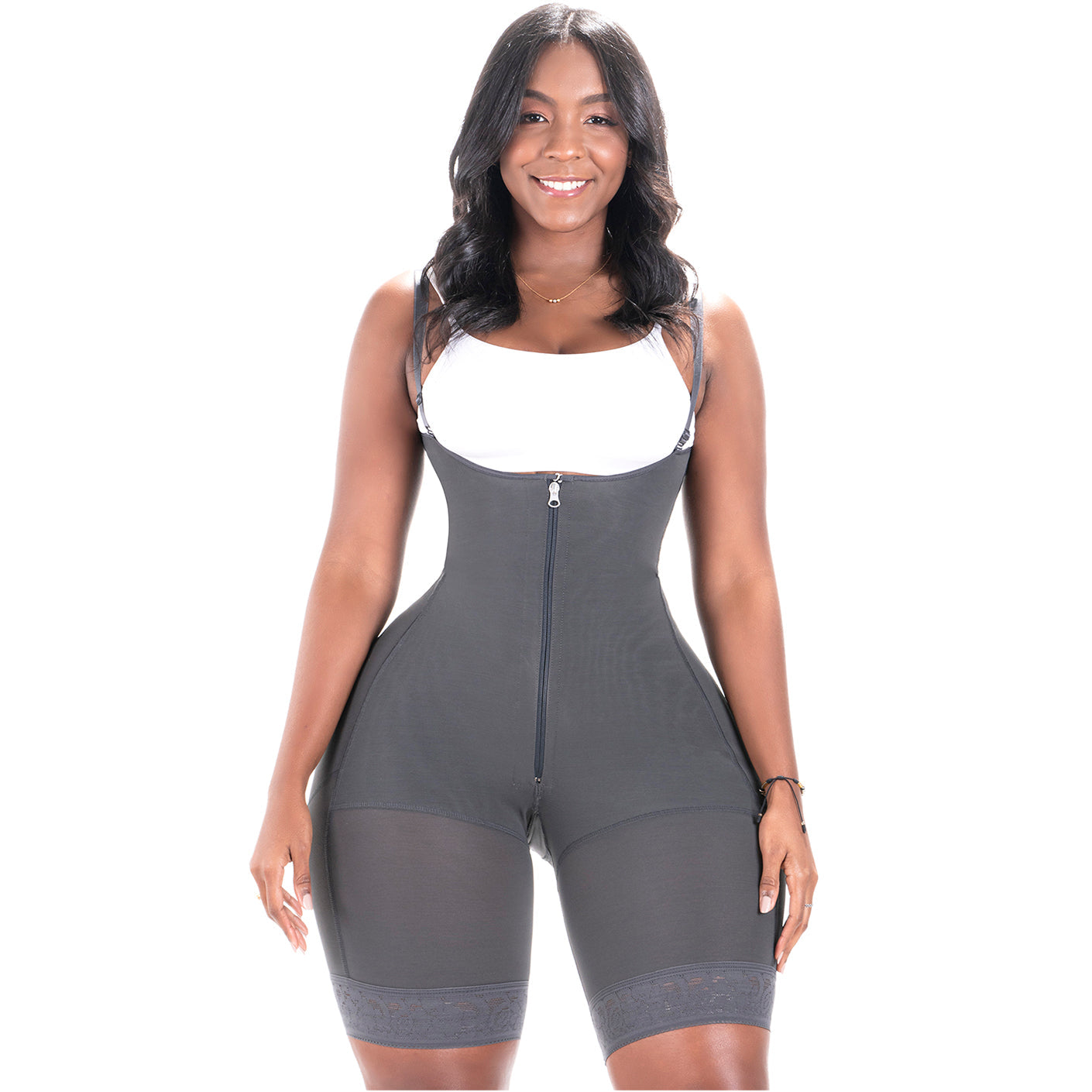 Bling Shapers 099ZF | Bum Lifter Tummy Control Shapewear Mid Thigh Faja for Curvy Wide Hips Small Waist Women | Daily Use