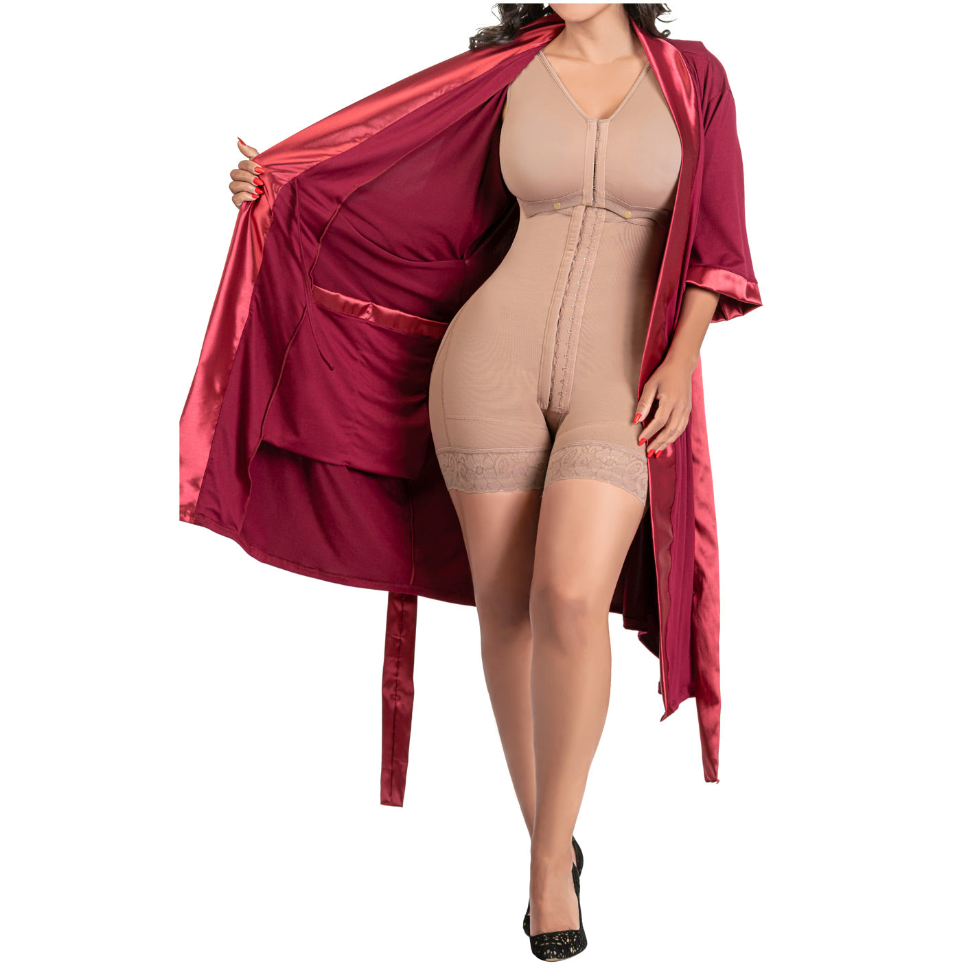 Be Shapy | Postpartum BBL Stage 2 Faja + Post Surgery Mastectomy Pajamas Bundle