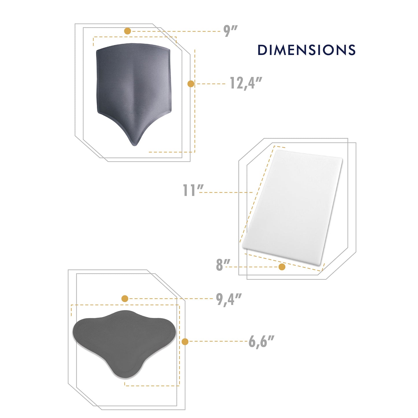 Be Shapy | M&D 016 Lipo Foam Postsurgery & Liposuction Back Board | Colombian Body Shaper Accessories