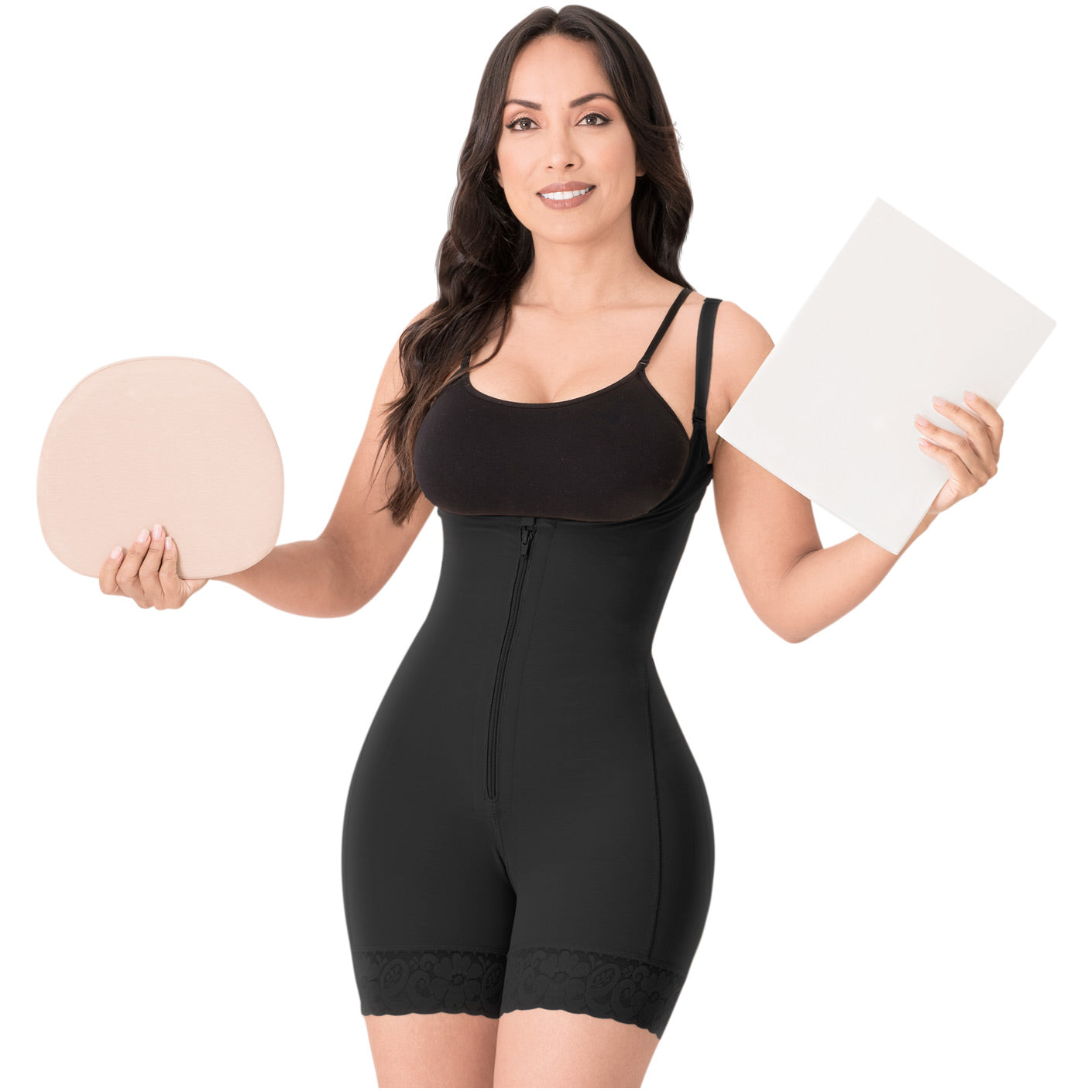 Be Shapy | Diane & Geordi 2396 Colombian Body Shaper + Ab Board Liposuction + Abdominal Lipo Foams