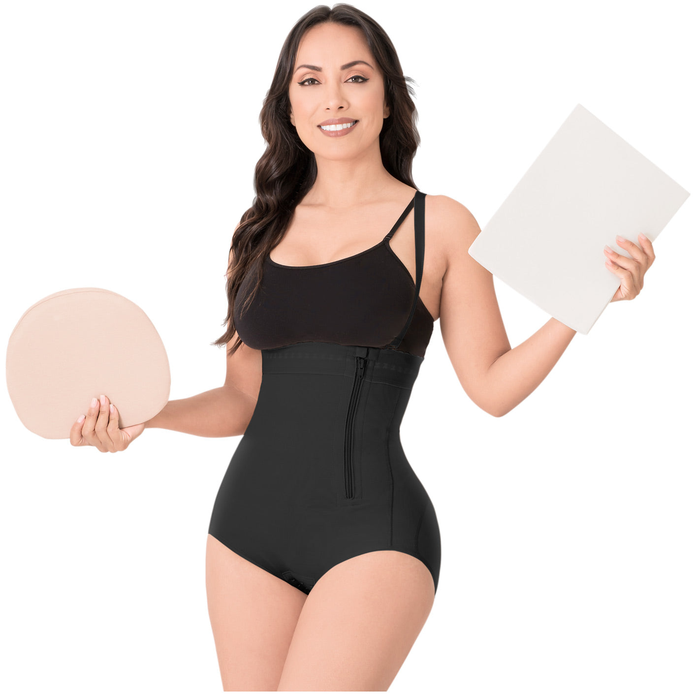 Be Shapy | Diane & Geordi 2405 Colombian Fajas Body Shaper + Ab Board After Tummy Tuck + Abdominal Lipo Foams