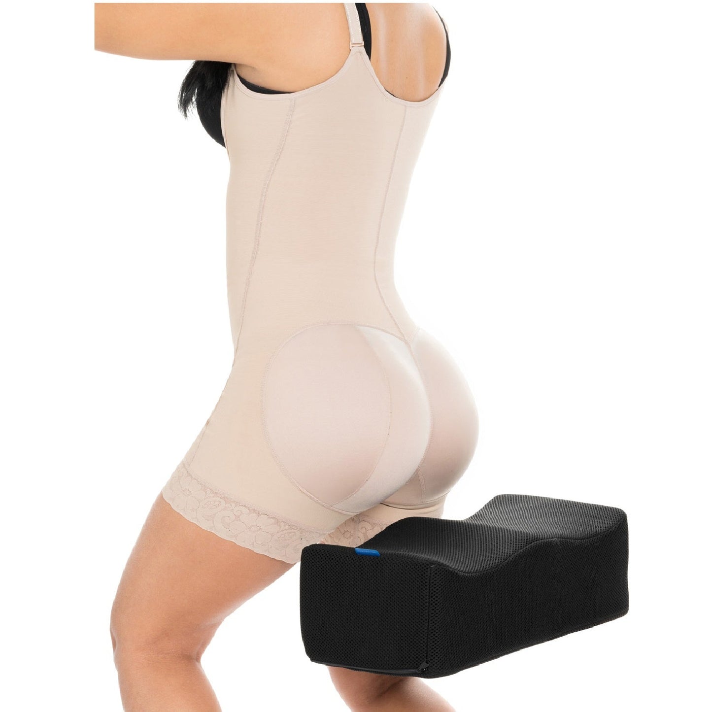 Be Shapy | Diane & Geordi 2396 Womens Post Surgery Shapewear + BBL Recovery Pillow Bundle