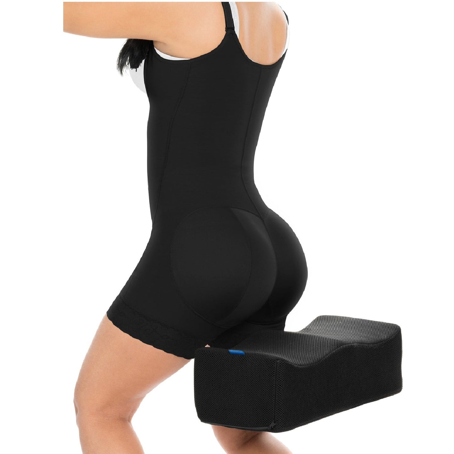 Be Shapy | Diane & Geordi 2396 Womens Post Surgery Shapewear + BBL Recovery Pillow Bundle