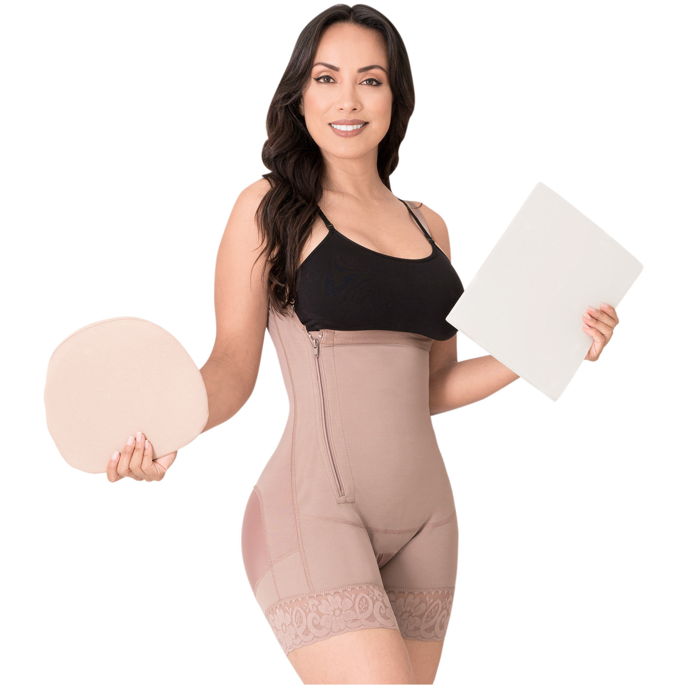 Be Shapy | Laty Rose 21111 Colombian Fajas + Post Lipo Ab Board + Abdominal Lipo Foams  | Powernet Shapewear