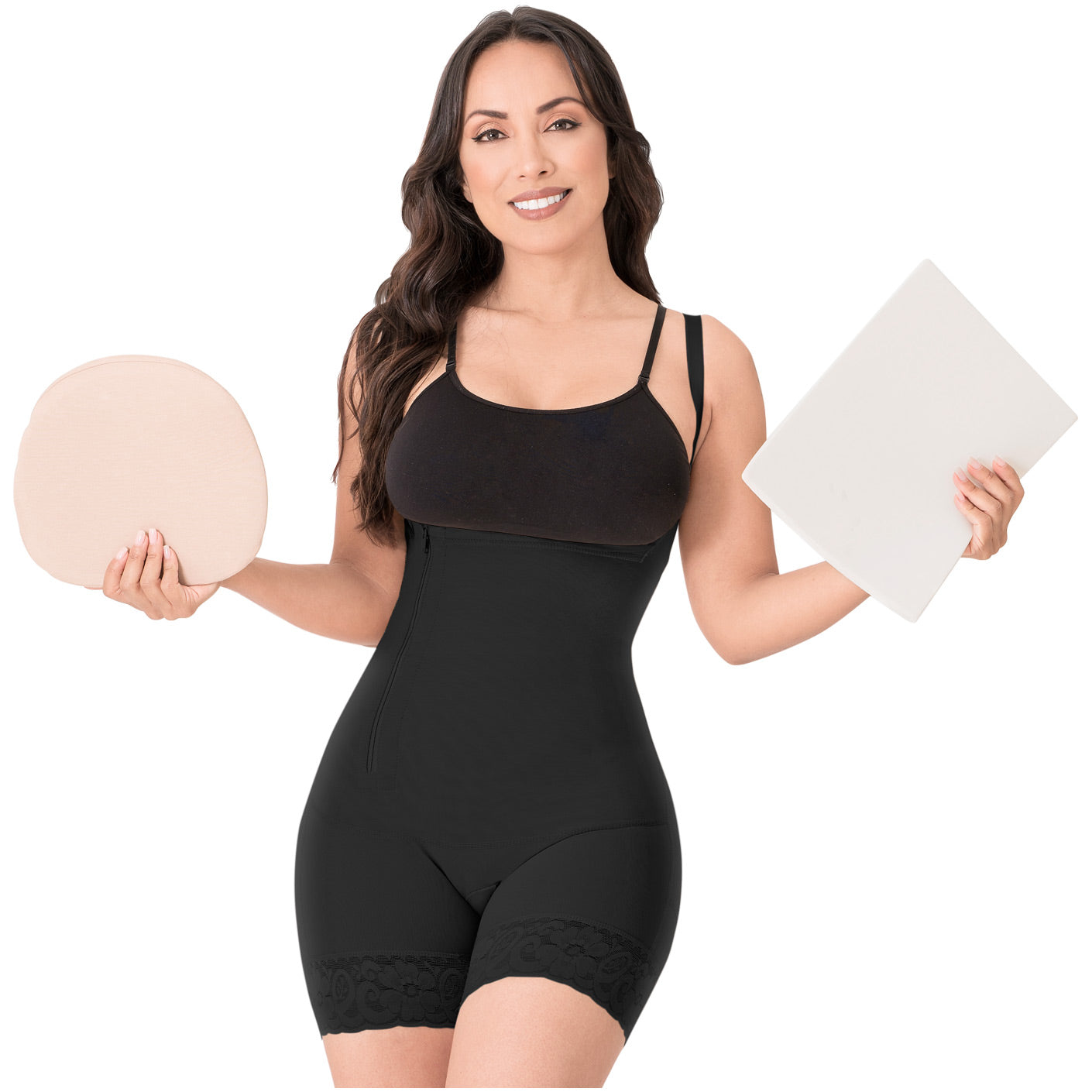 Be Shapy | Laty Rose 21111 Colombian Fajas + Post Lipo Ab Board + Abdominal Lipo Foams  | Powernet Shapewear