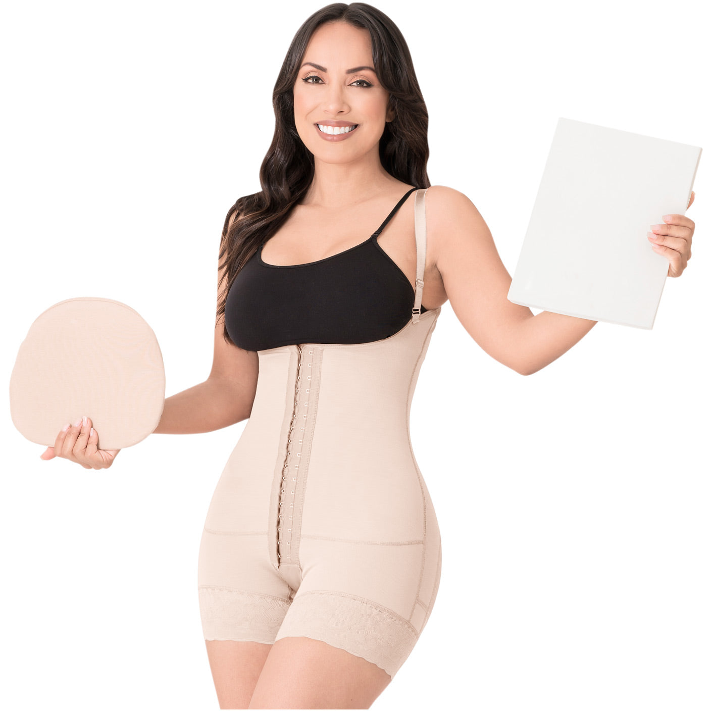 Be Shapy | Laty Rose 21113 Shapewear Tummy Control + Abdominal Lipo Board and Foam | Powernet Colombian Body Shaper