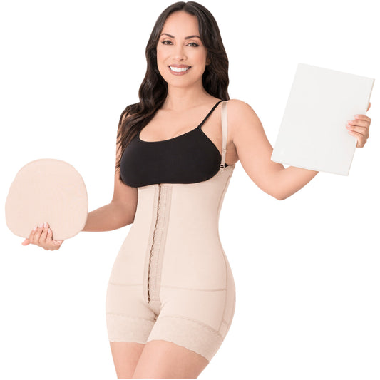 Be Shapy | Laty Rose 21113 Shapewear Tummy Control + Abdominal Lipo Board and Foam | Powernet Colombian Body Shaper