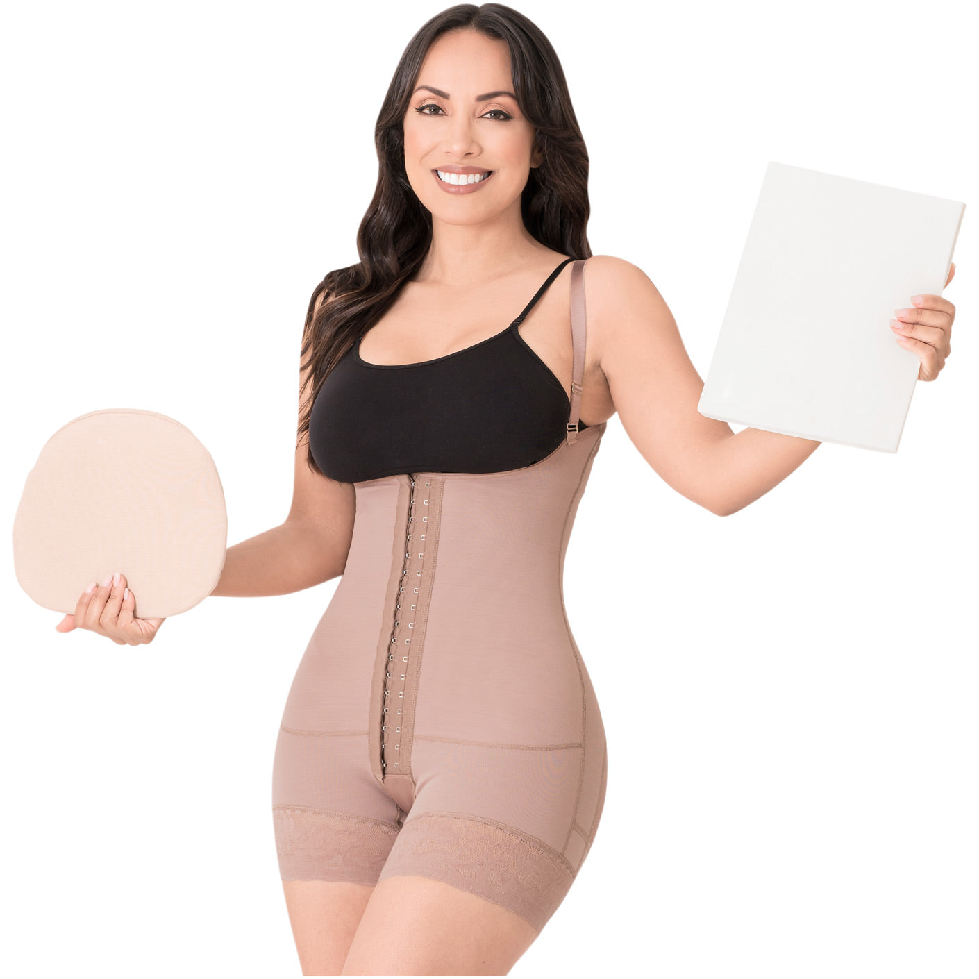 Be Shapy | Laty Rose 21113 Shapewear Tummy Control + Abdominal Lipo Board and Foam | Powernet Colombian Body Shaper