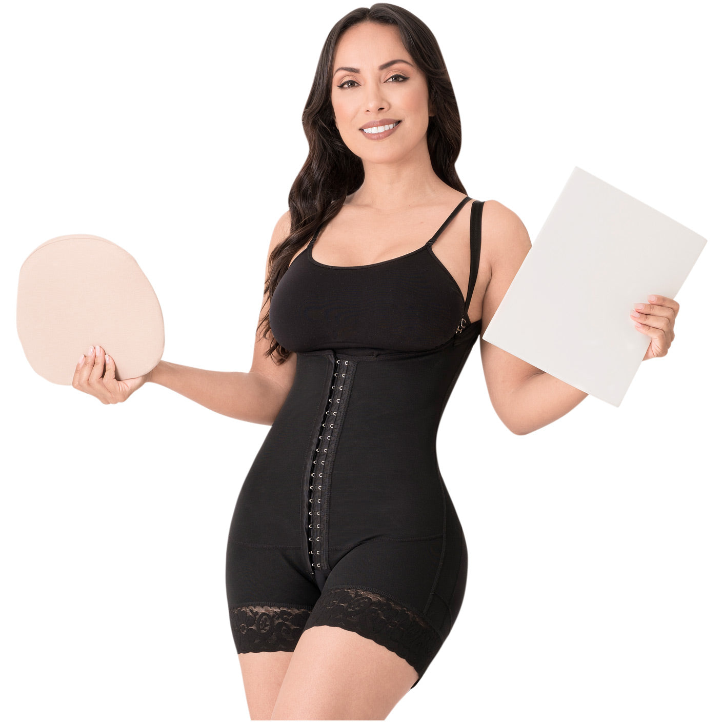 Be Shapy | Laty Rose 21113 Shapewear Tummy Control + Abdominal Lipo Board and Foam | Powernet Colombian Body Shaper