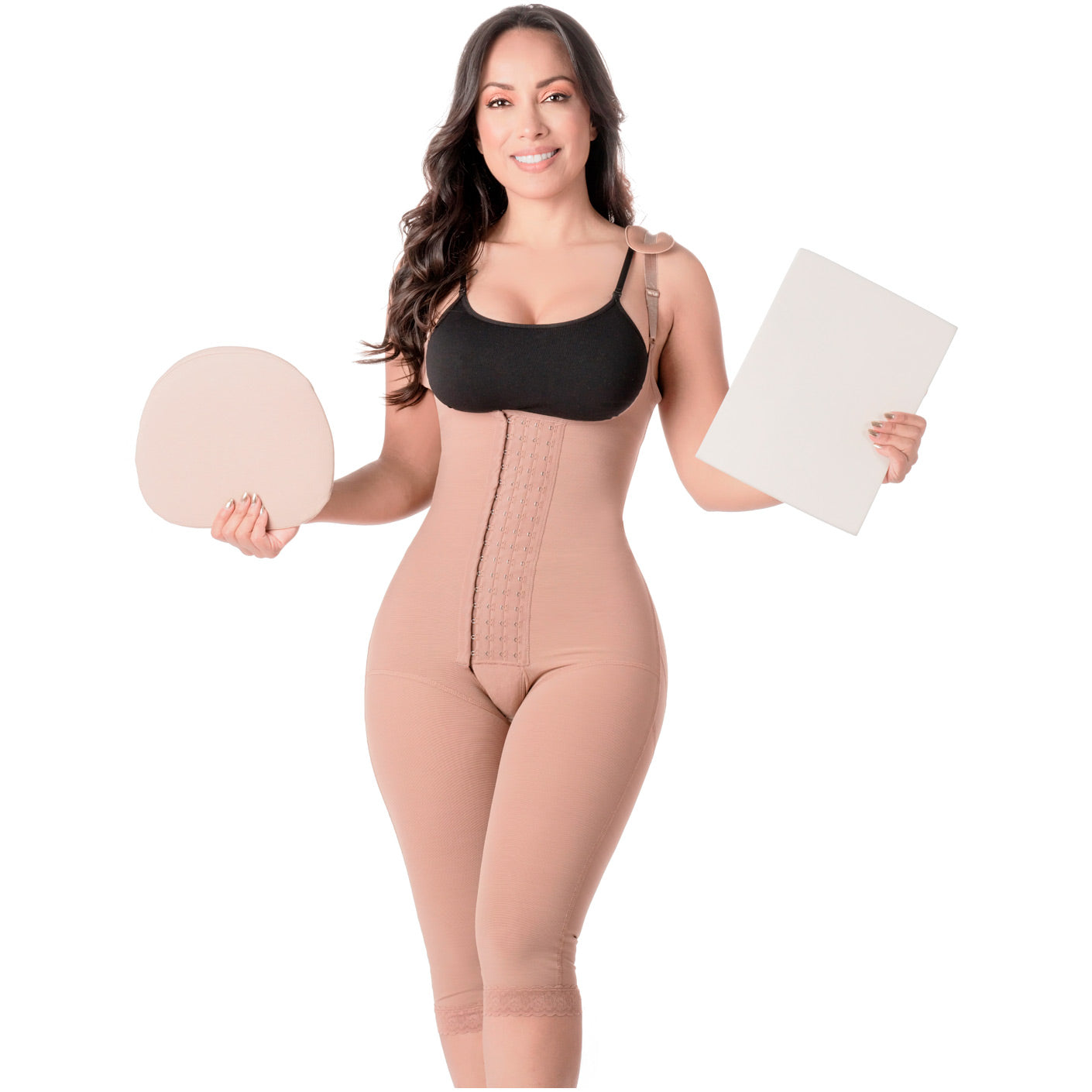 Be Shapy | MariaE 9152 Colombian Full Body Shaper After Surgery + Lipo Ab Board and Liposuction Foam
