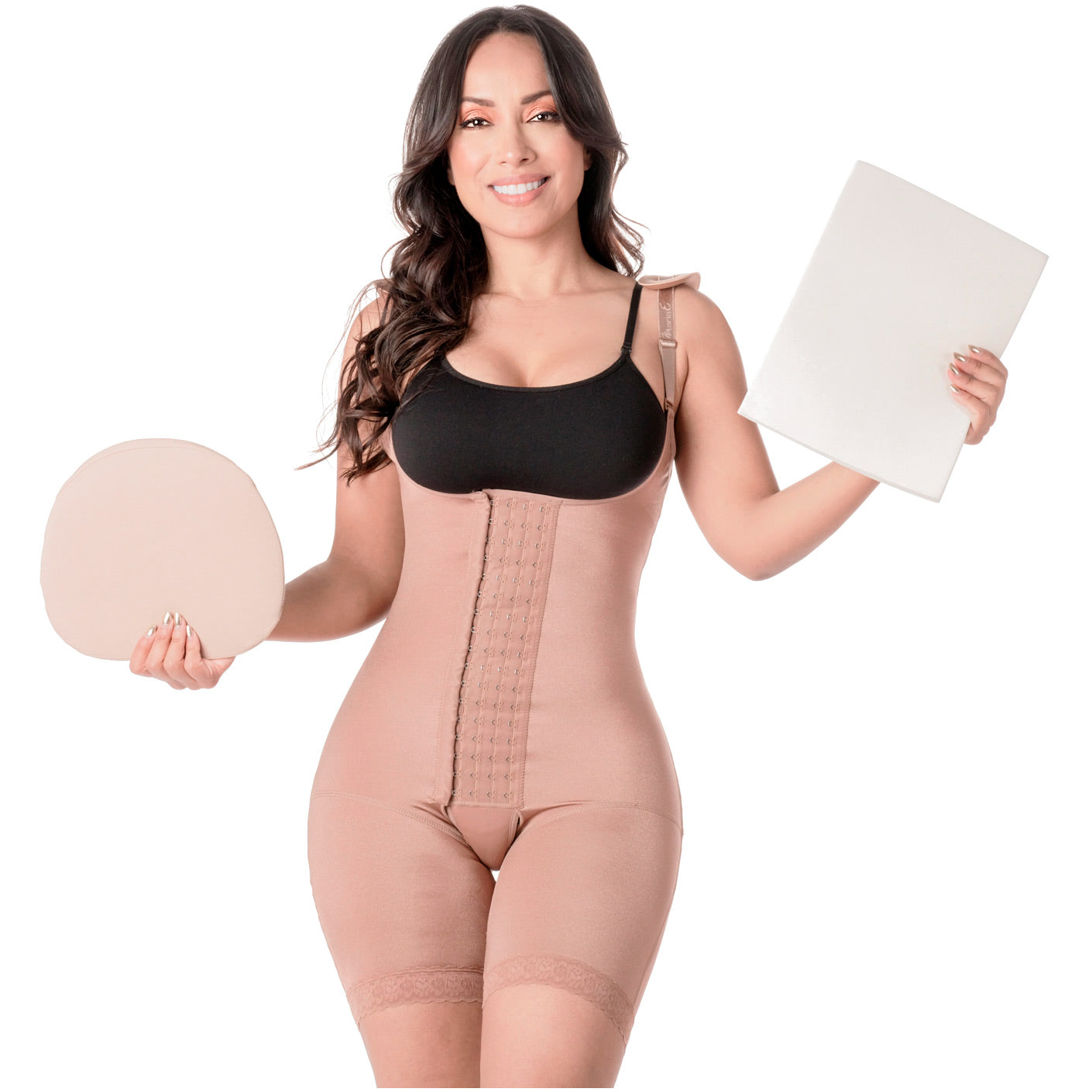 Be Shapy | MariaE 9182 Colombian Shaper Bodysuit After Surgery + Lipo Ab Board and Liposuction Foam