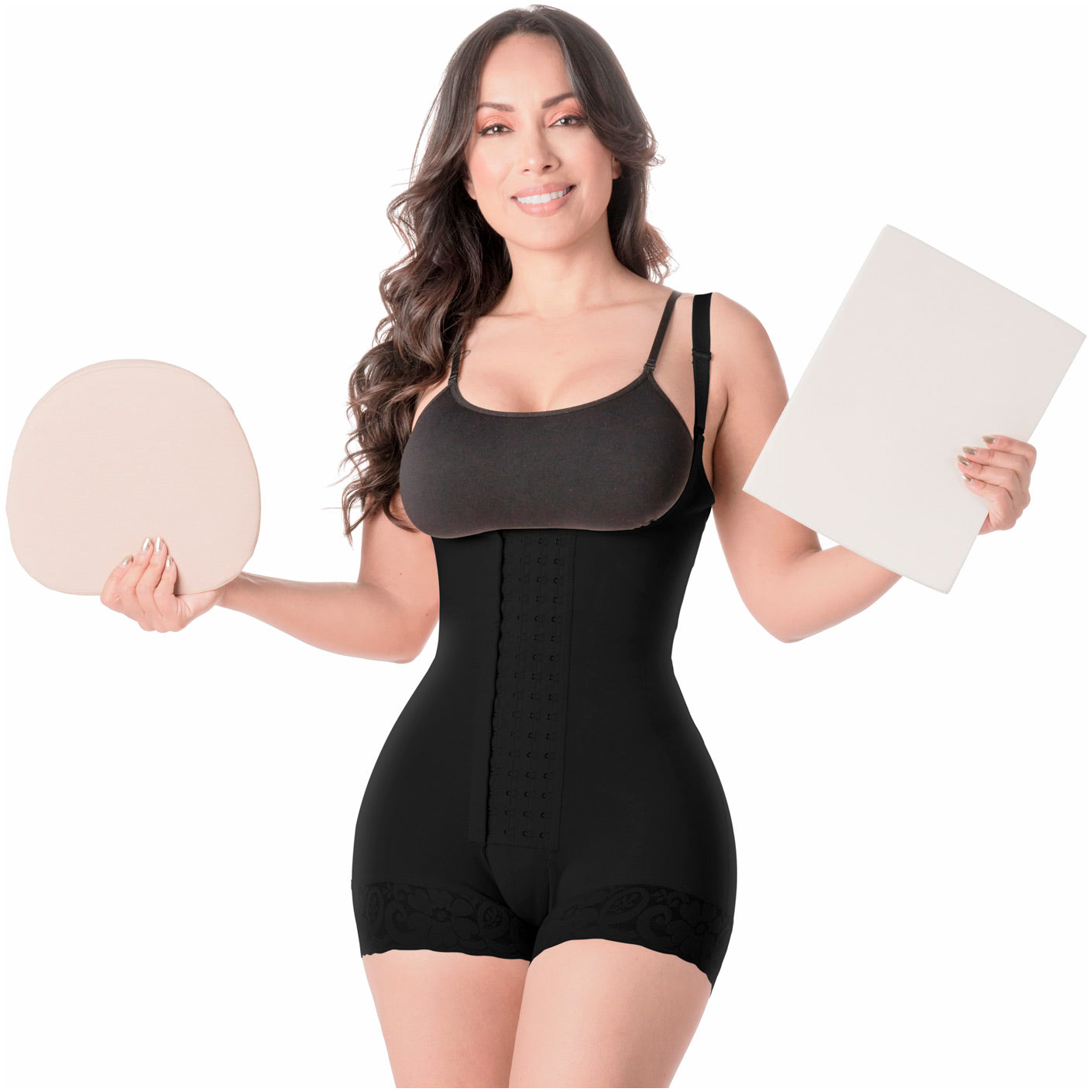 Be Shapy | MariaE 9334 Colombian Shapewear Bodysuit After Surgery + Lipo Ab Board and Liposuction Foam