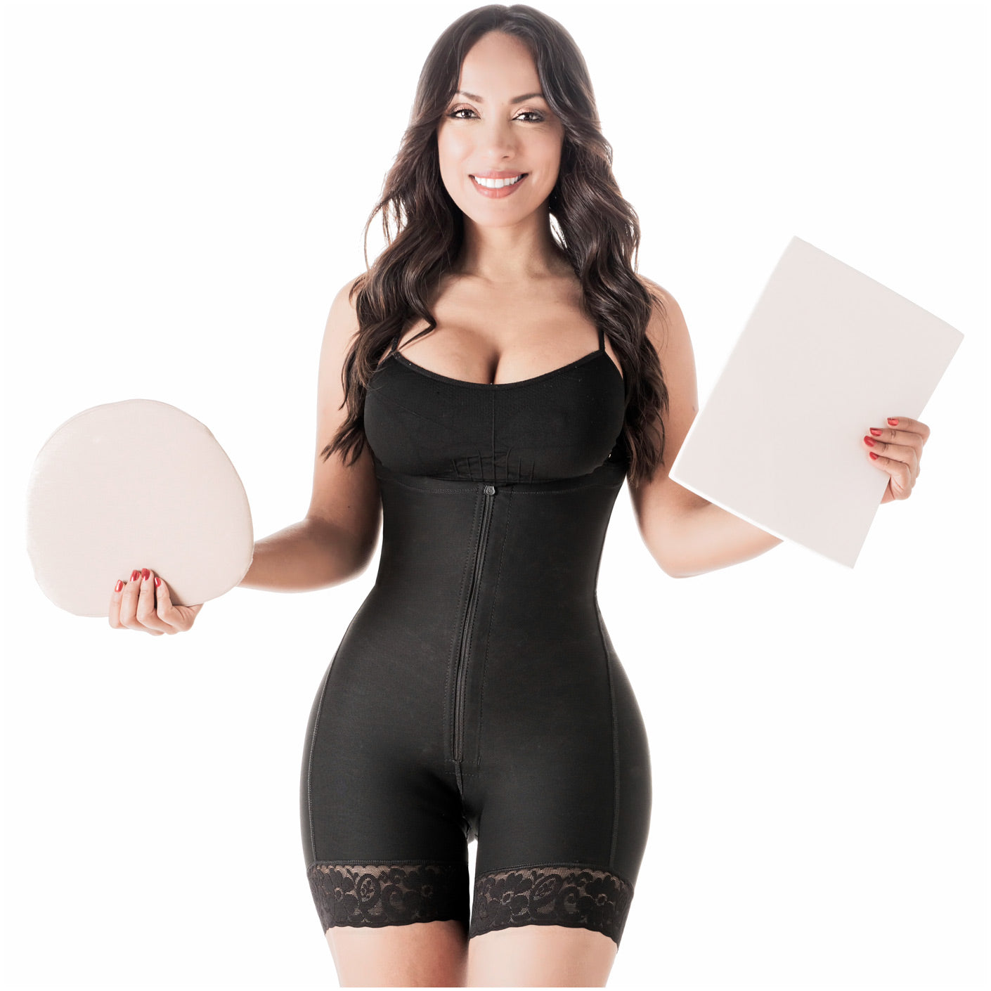 Be Shapy | Salome 0215 Women Butt Lifter Colombian Fajas for Dress + Tummy Board | Postpartum and Daily Use Shapewear