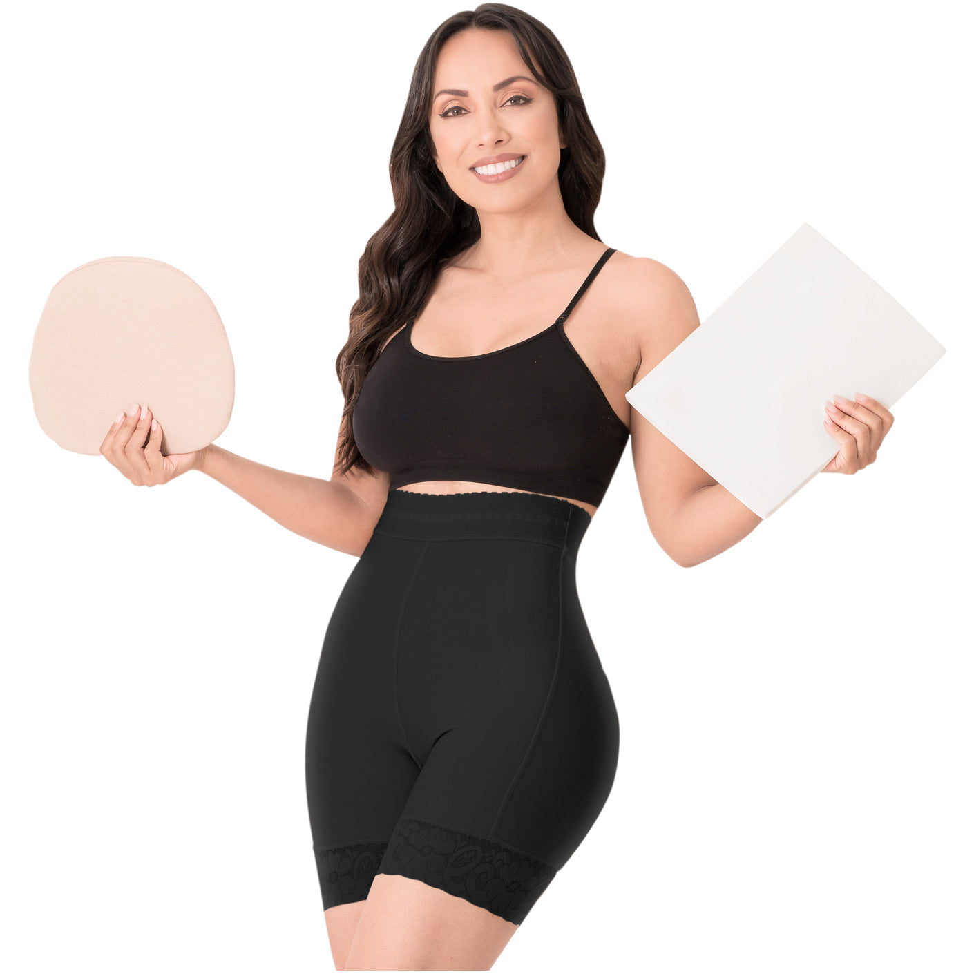 Be Shapy | Salome 0218 Colombian Body Shaper Shorts + Ab Board Liposuction + Abdominal Lipo Foams