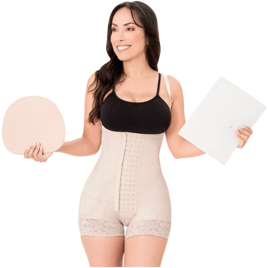 Be Shapy | Sonryse 066 Colombian Body Shaper Faja After Surgery + Lipo Abdominal Board + Lipo Foam After Liposuction
