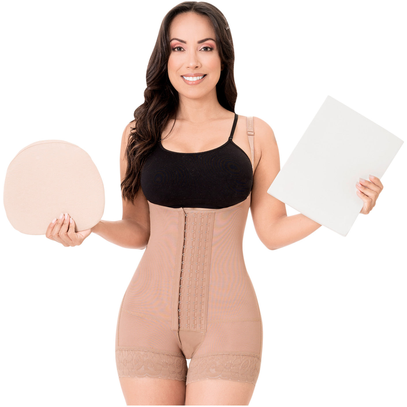 Be Shapy | Sonryse 066 Colombian Body Shaper Faja After Surgery + Lipo Abdominal Board + Lipo Foam After Liposuction