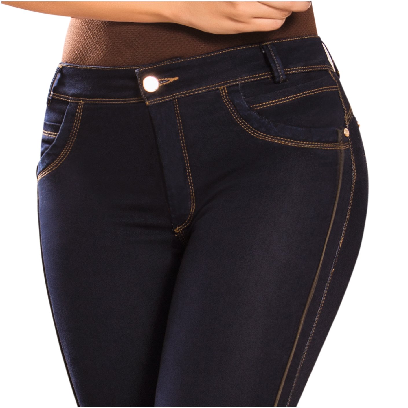 DRAXY 1333 Colombian Low Rise Skinny Jeans