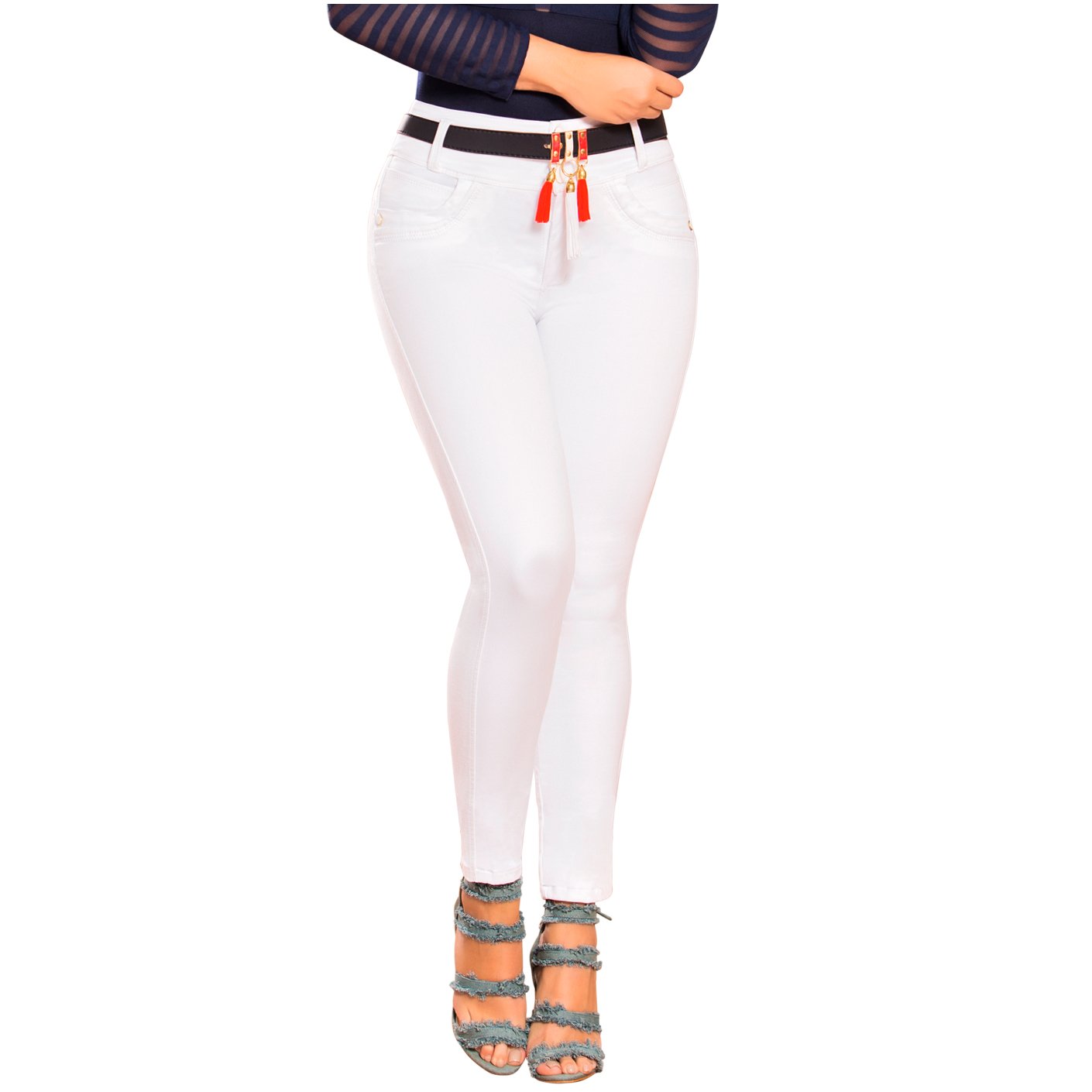 DRAXY 1337 Colombian Mid Rise Skinny Jeans