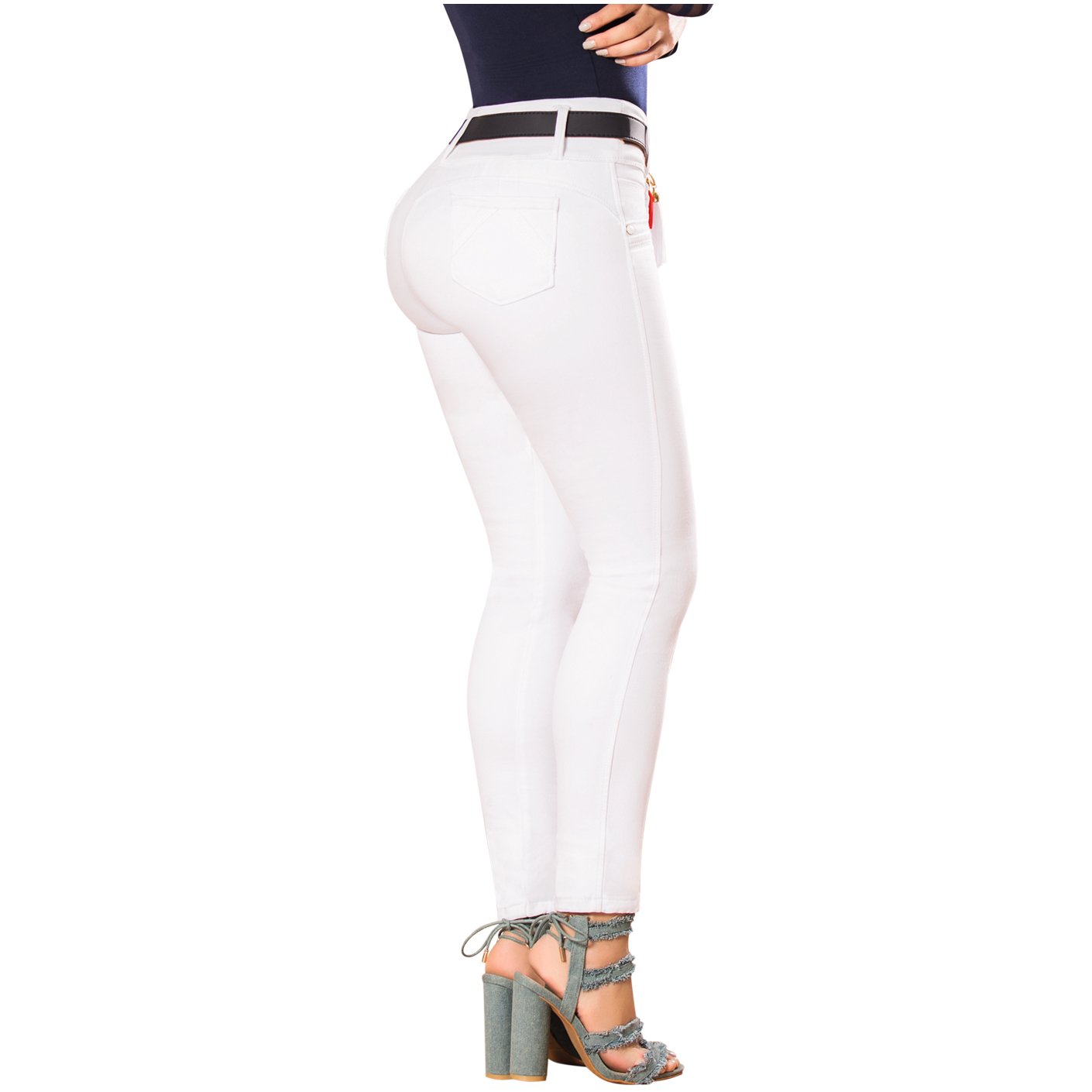 DRAXY 1337 Colombian Mid Rise Skinny Jeans