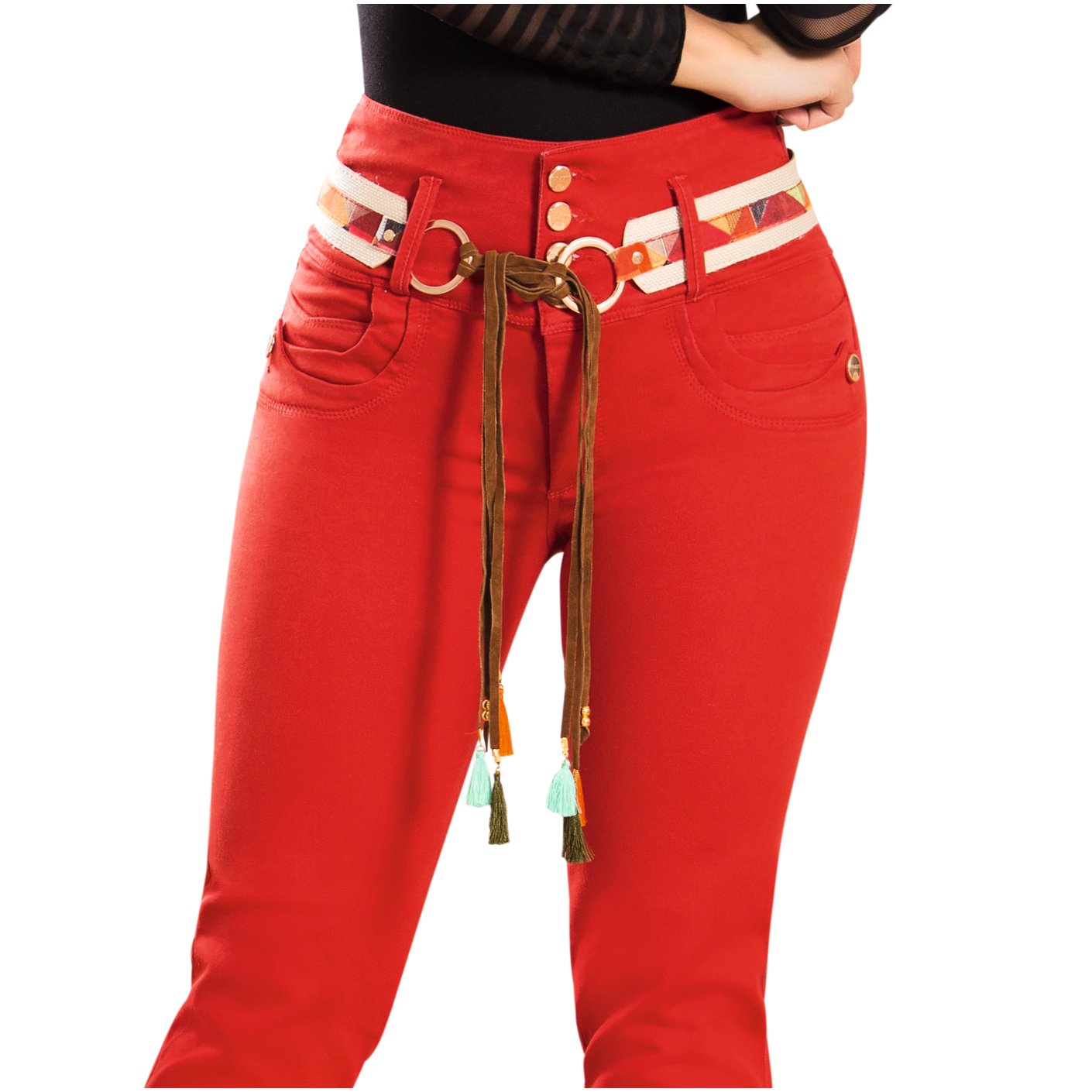 DRAXY 1345 Colombian High Waisted Skinny Jeans