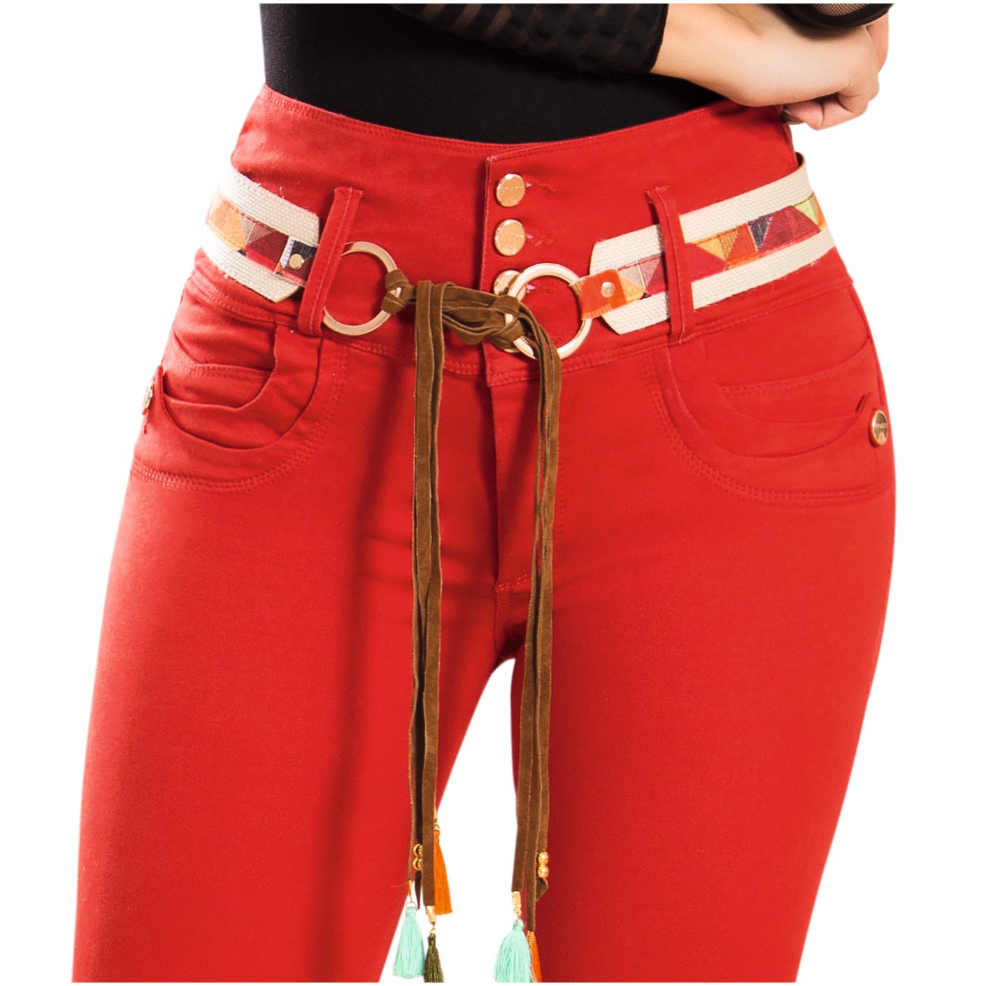 DRAXY 1345 Colombian High Waisted Skinny Jeans