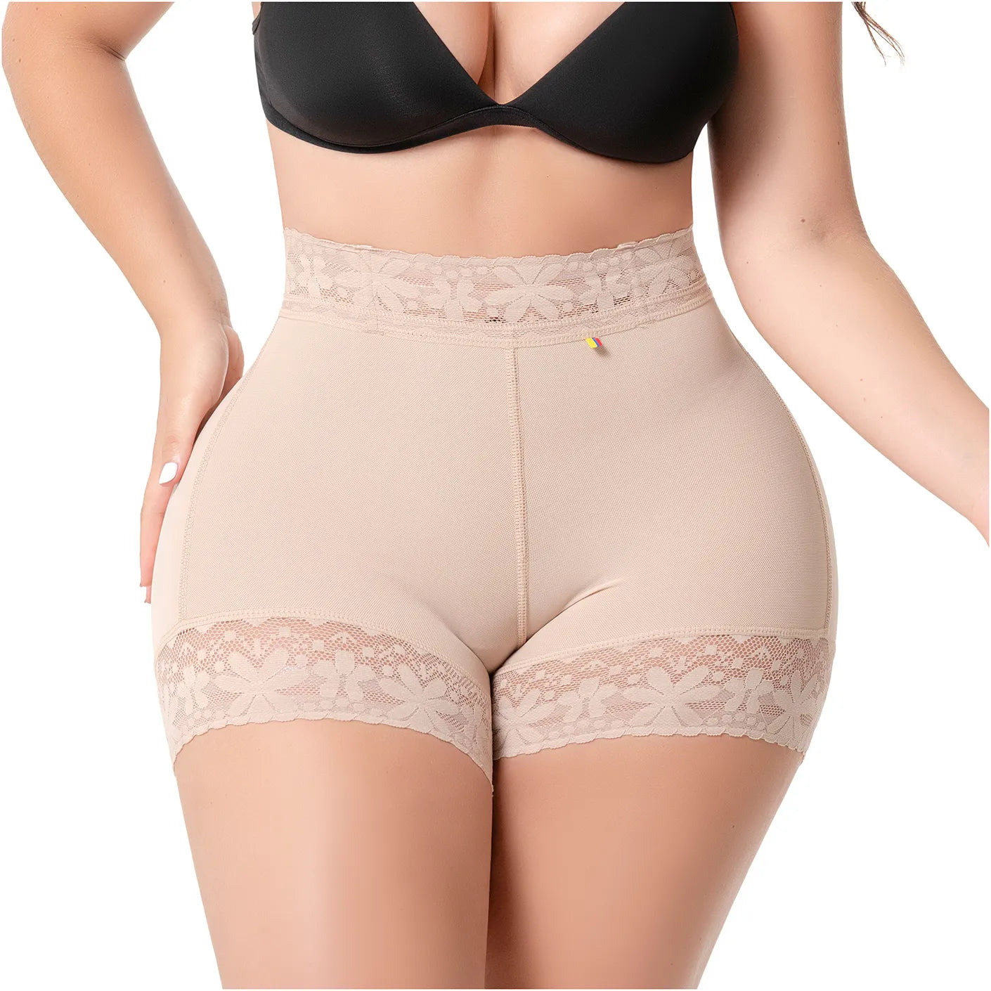 Sonryse High Waisted Shaper Shorts | Colombian Butt Lifting Faja-Short with Tummy Control