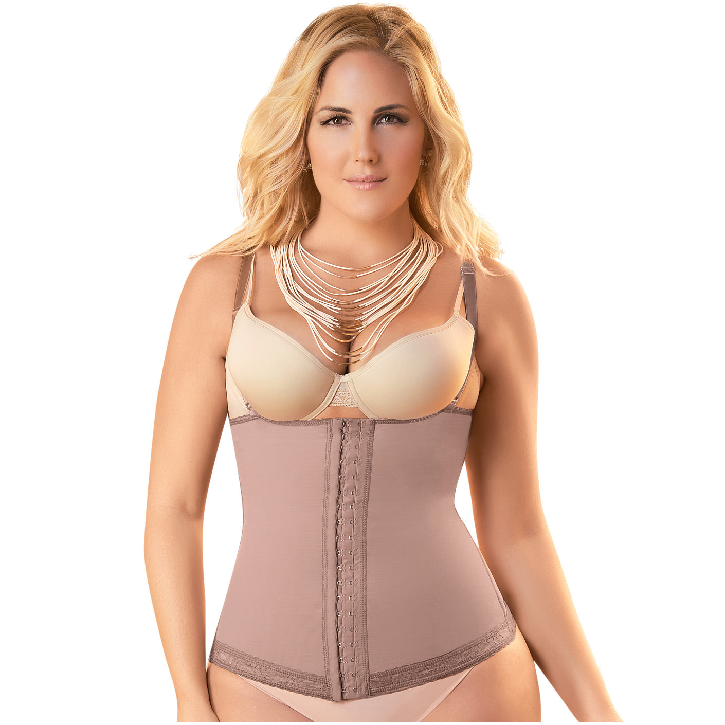 Fajas DPrada 06 | High Compression Strapless Waist Cincher