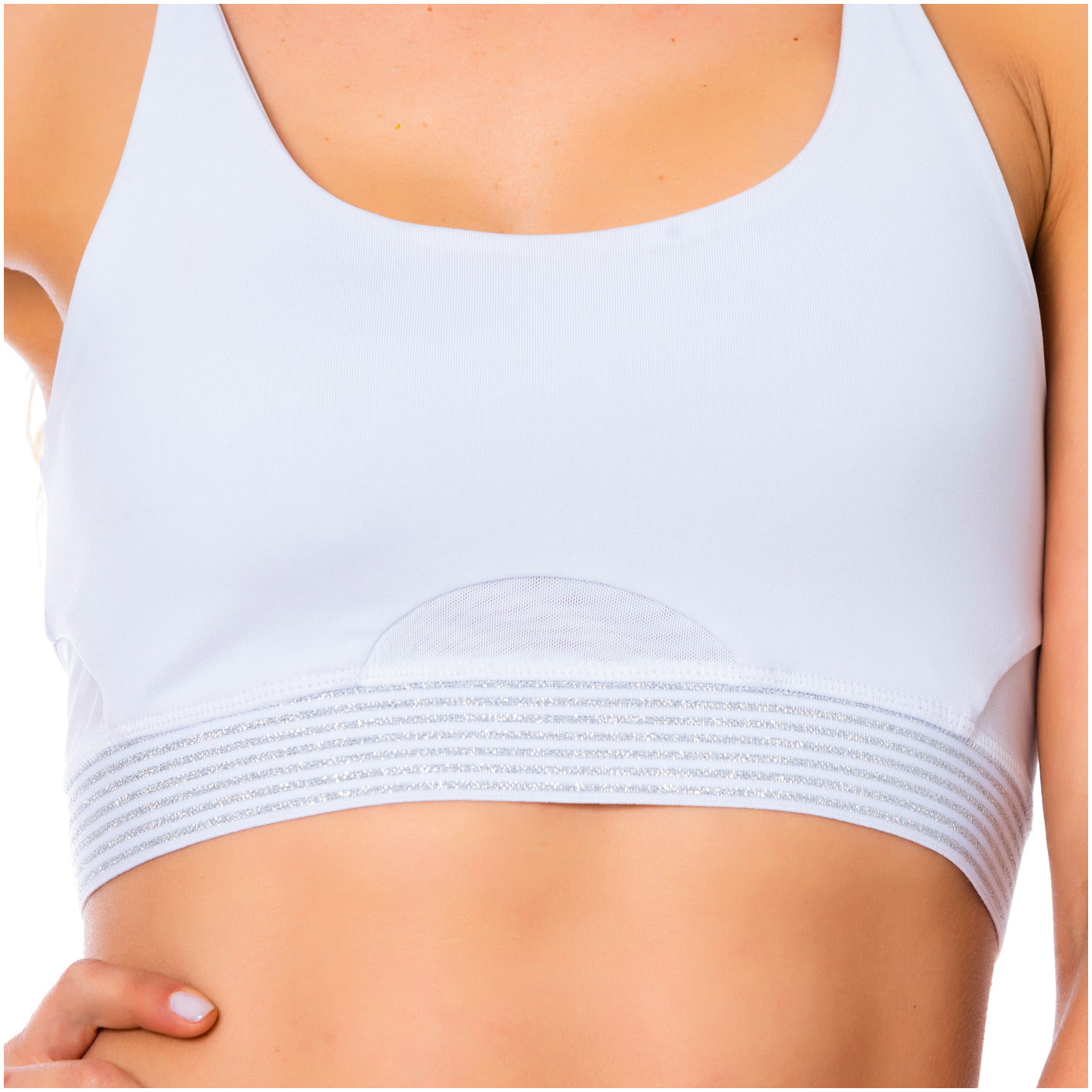 FLEXMEE Sportwear-Sport Bra 902054 2020-1 Spring Summer Collection Color White