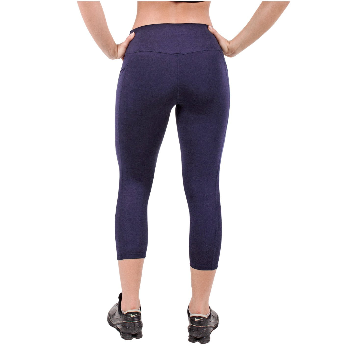 FLX Activewear 944066 Active Tummy Control Capri for Women | Lycra