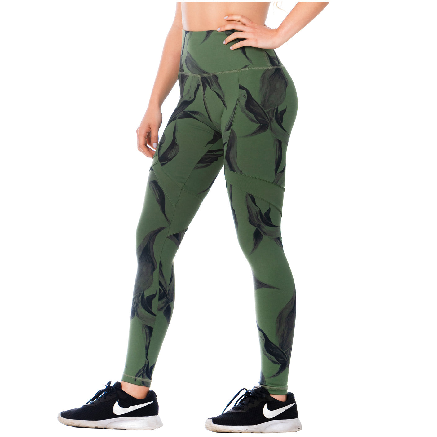FLEXMEE Sportwear-Legging 946169 2020-1 Spring Summer Collection Color Moss