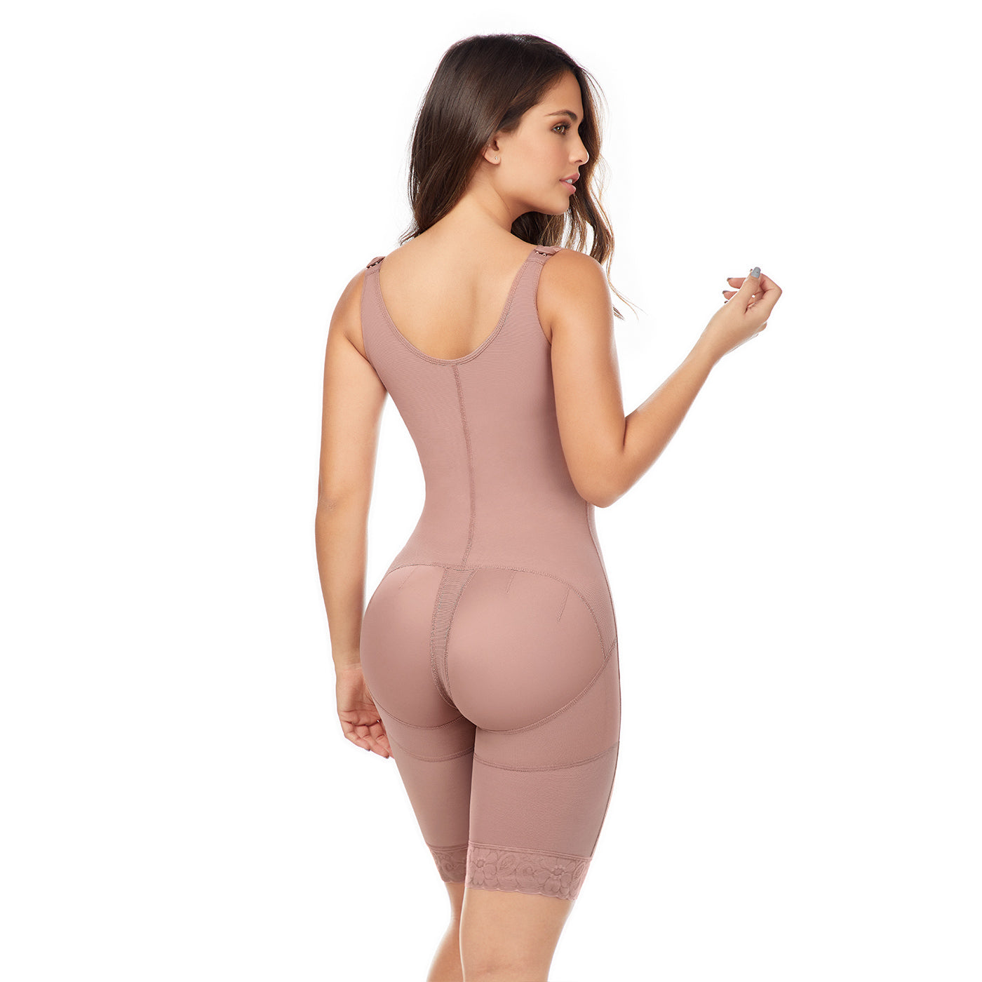 Thigh Liposuction Post-Surgery Faja with hook&eye compression levels, High back & Open bust MariaE FQ111