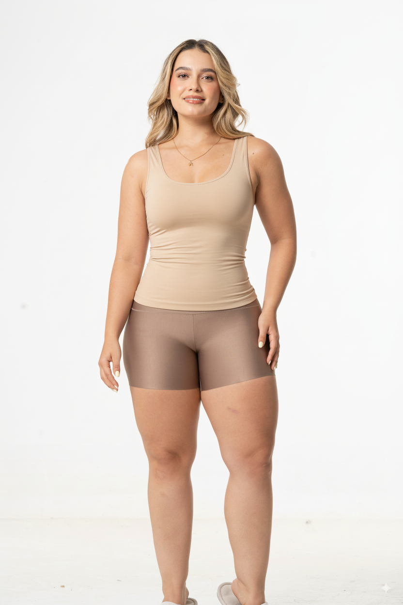 Seamless Control Cami Tank Top for Women | Body-Shaping Essential with No-Digging Straps