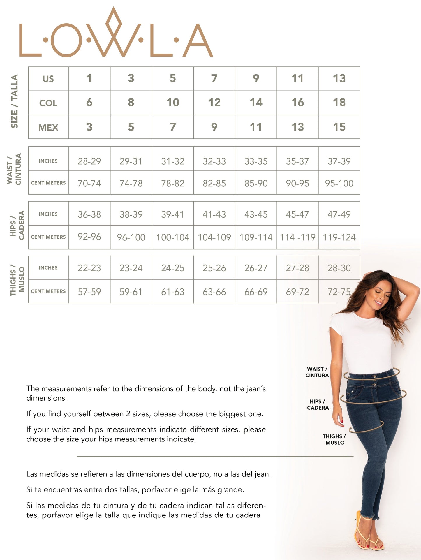 High Waisted White Straight Leg jeans for Women Lowla 242363