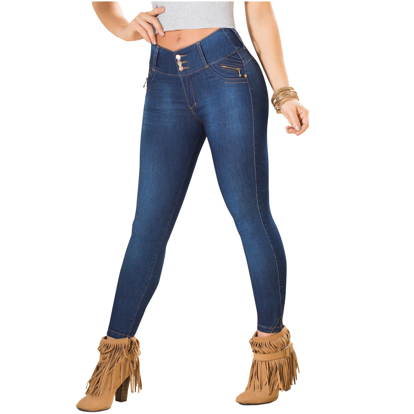LT.Rose IS3004 Colombian Butt Lifter Skinny Jeans