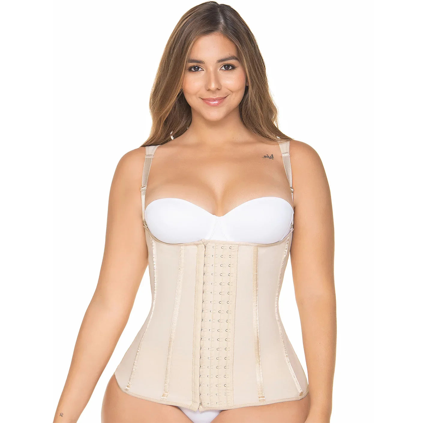 MARIAE CXC300V Hourglass Firm Vest Shapewear for Women Colombian Fajas High Compression
