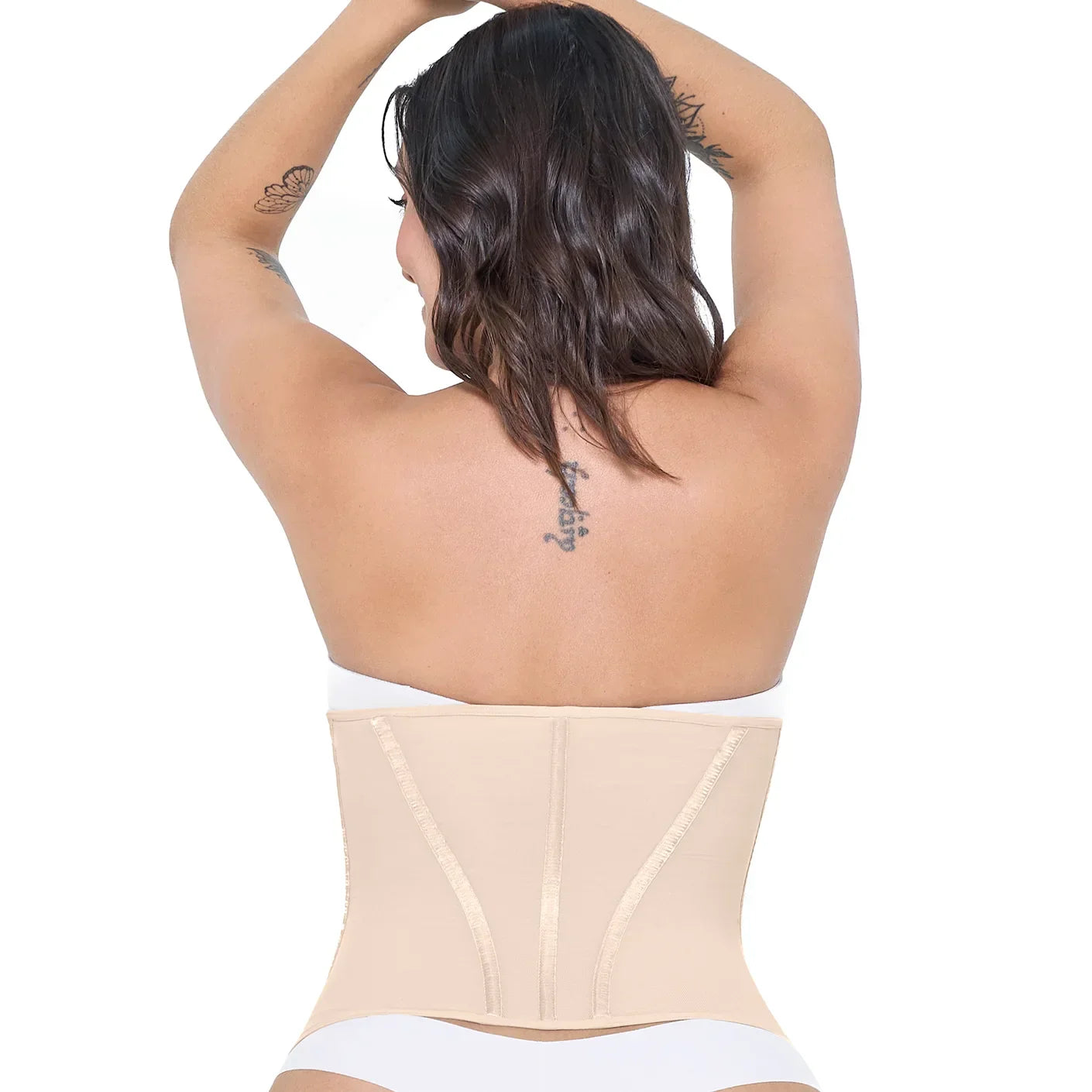 MARIAE CXF000V Waist Cincher Shapewear Faja Colombiana Waist Shaper with front Zipper & Inner Hooks