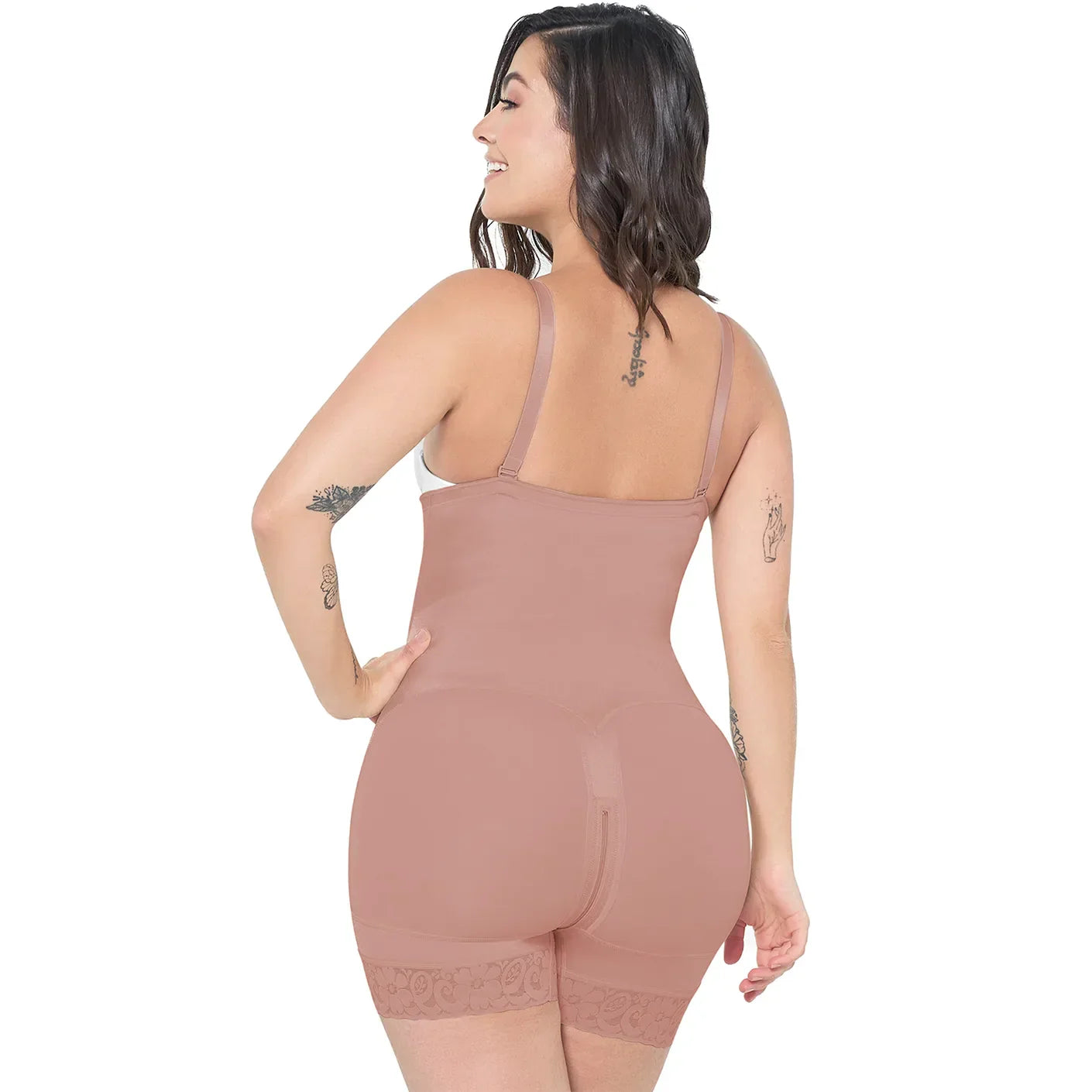 MARIAE FBD9530 Stage 2 Faja Colombiana Postparto After Tummy Tuck Mid Thigh & Open Bust
