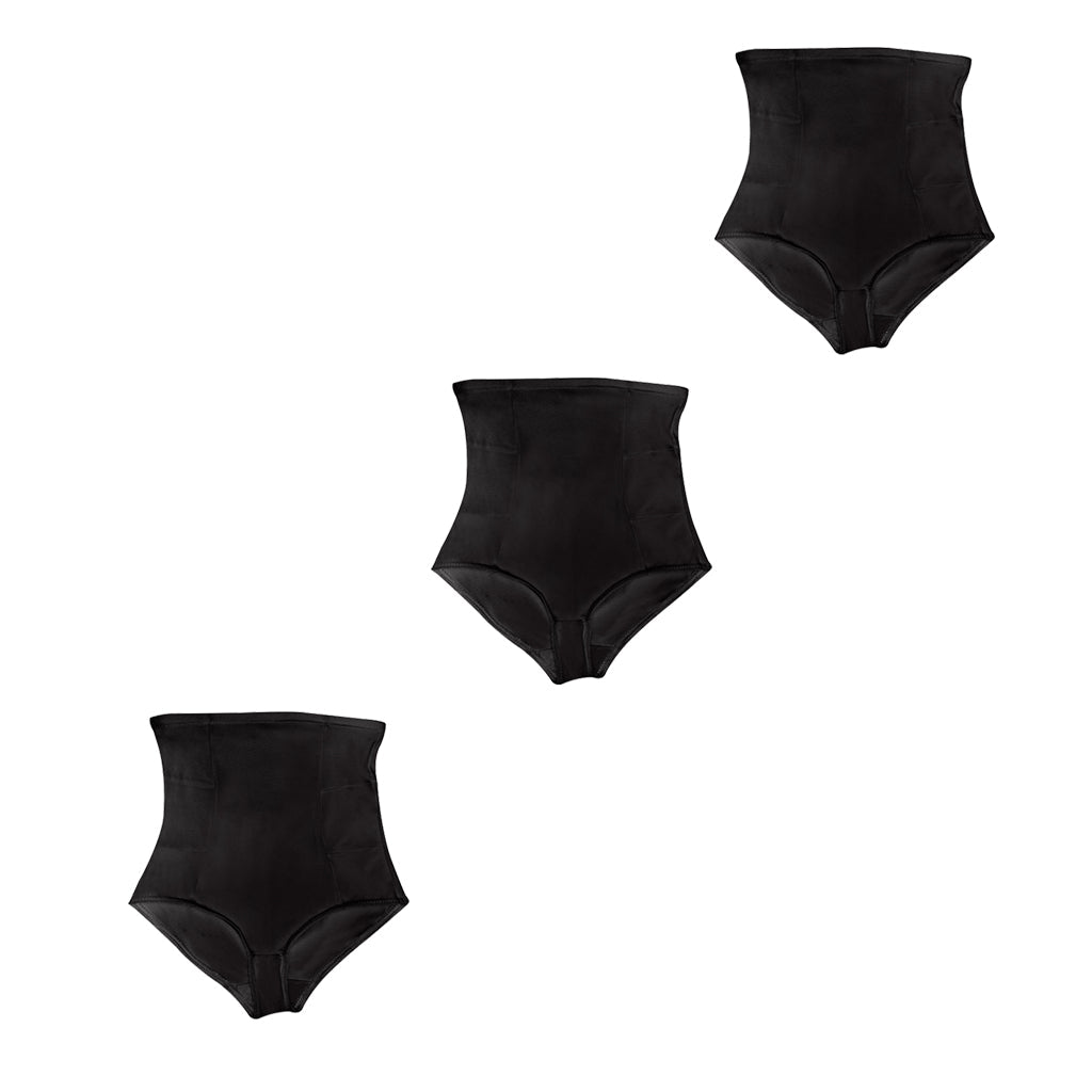 Daily Use Under Wear 3-Pack Tummy Control High-Waist Shapewear Seamless Panties Sonryse SP607NC