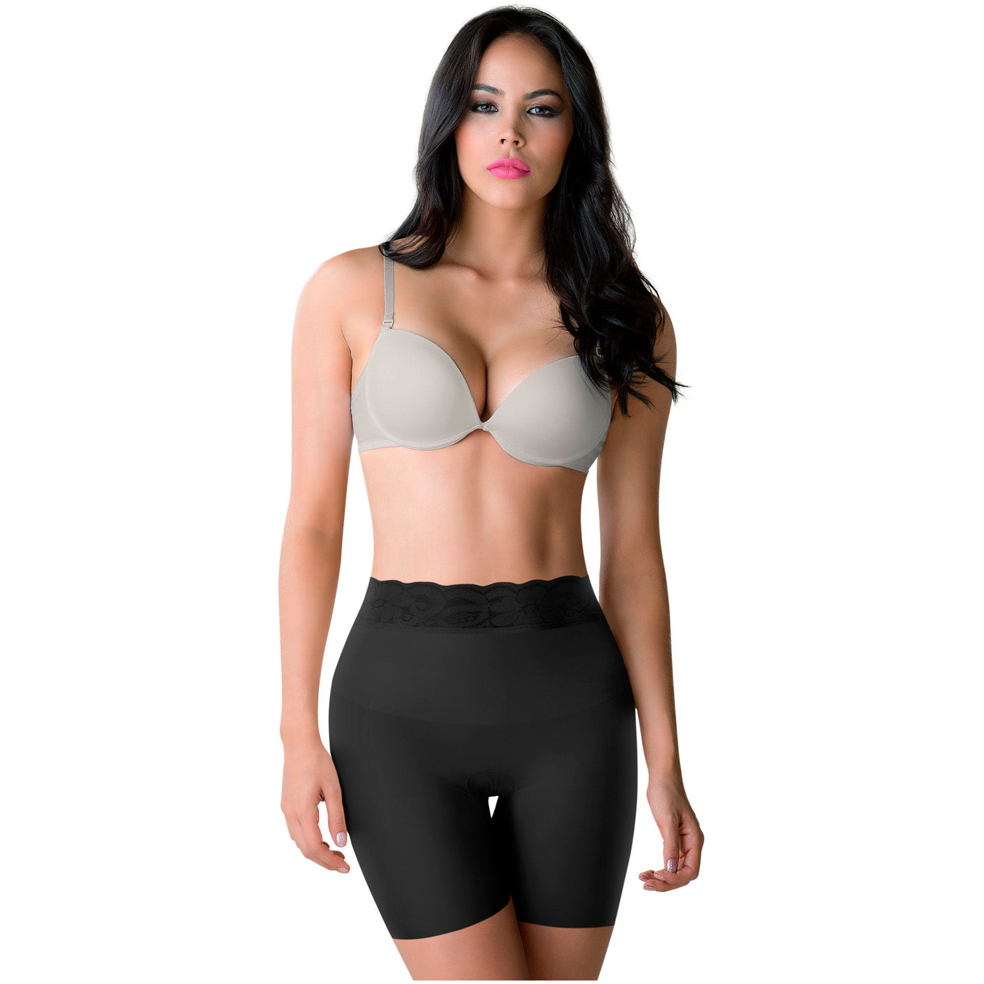 Romanza 2054 Mid Rise Shapewear Shorts