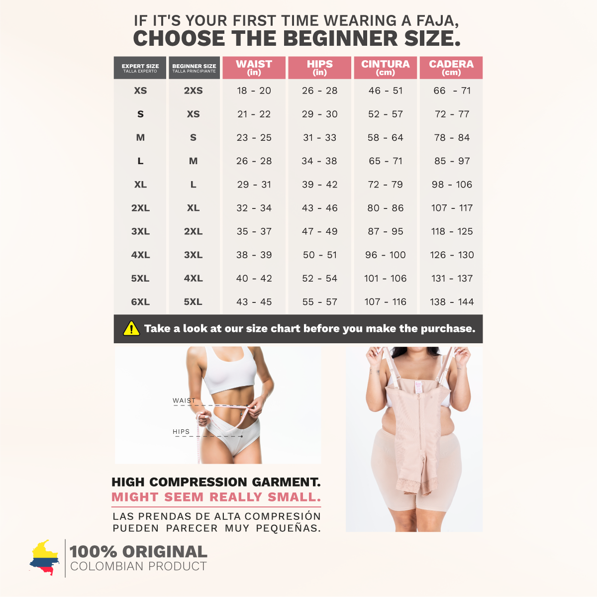 Salome 63136-CCB | Waist Cincher Fajas Colombianas Tummy Control Trainer
