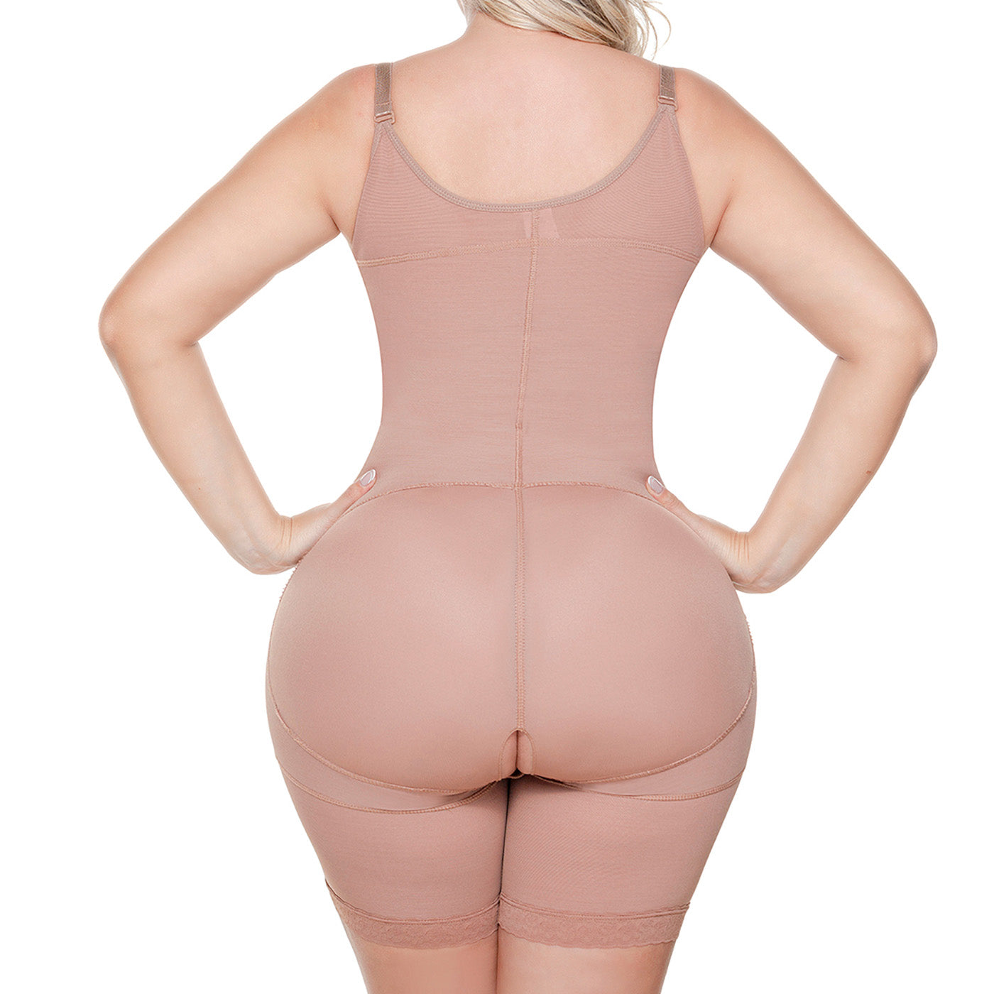 Post-Surgery BBL, Open-Bust, Mid-Back, High Compression Shapewear Fajas Sonryse 047BF