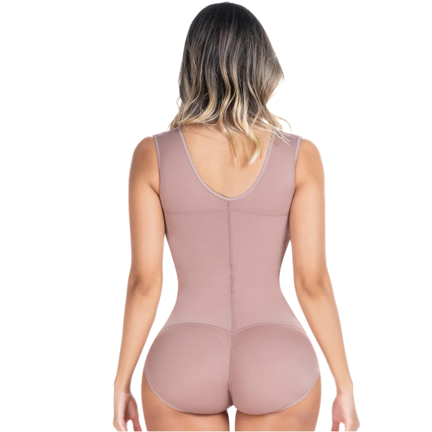 Fajas Sonryse 056BF | Colombian Postpartum Shapewear Bodysuit with Built-in Bra