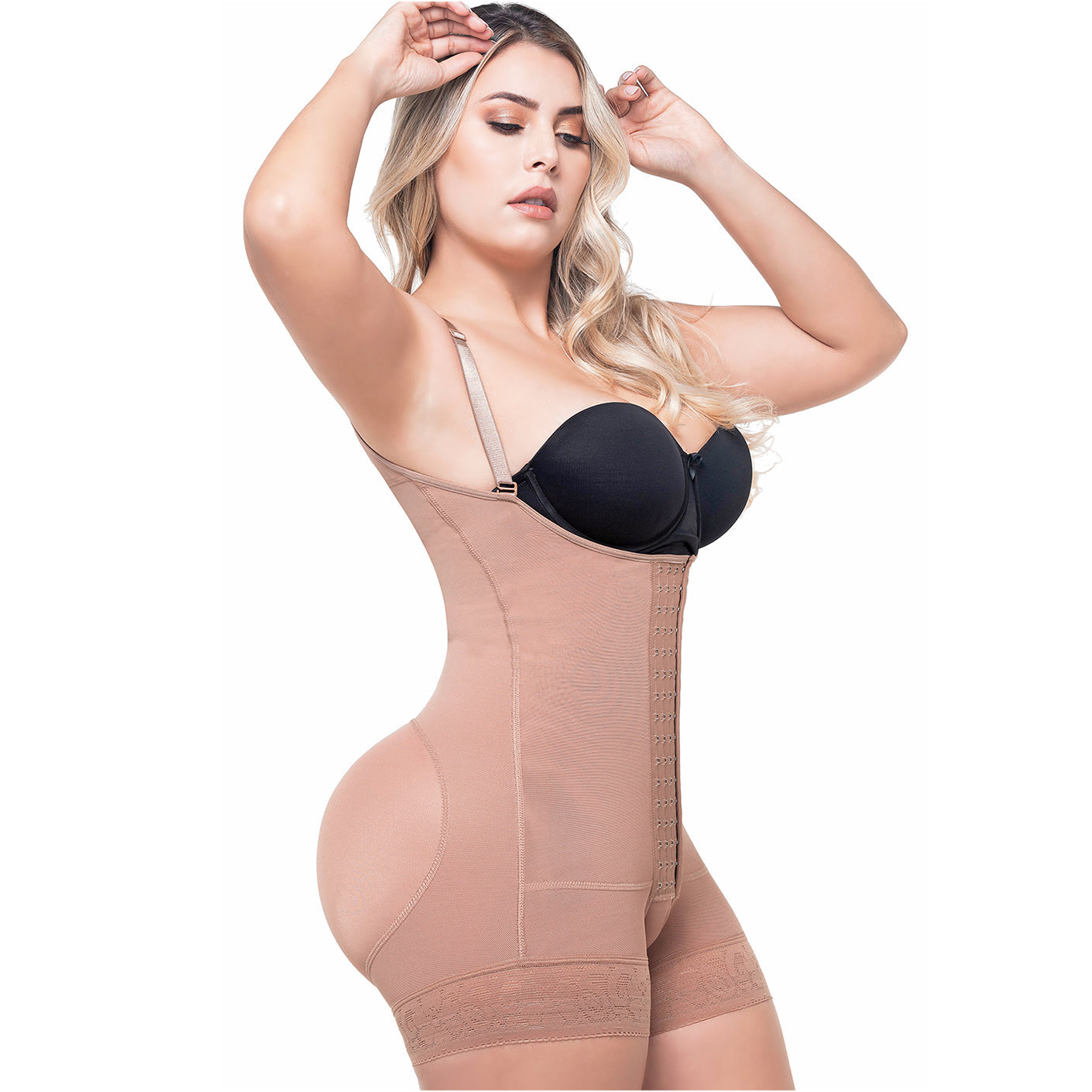Postpartum Natural-birth Faja Open bust Short length & Medium compression | Stage 2 Sonryse 066BF