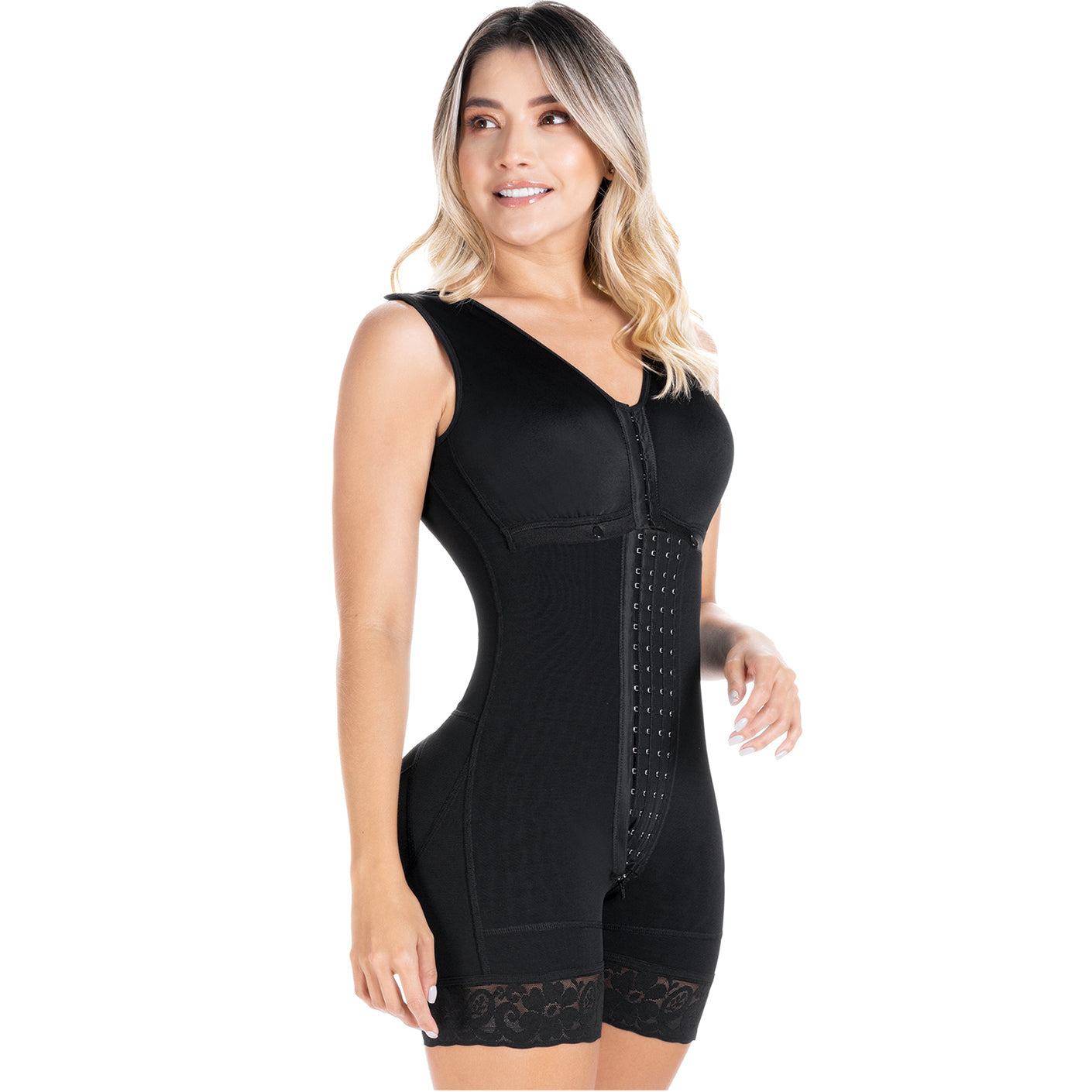 Fajas Sonryse 084 | Postpartum Colombian Girdle with Bra | Stage 2 Post Surgery Body Shaper