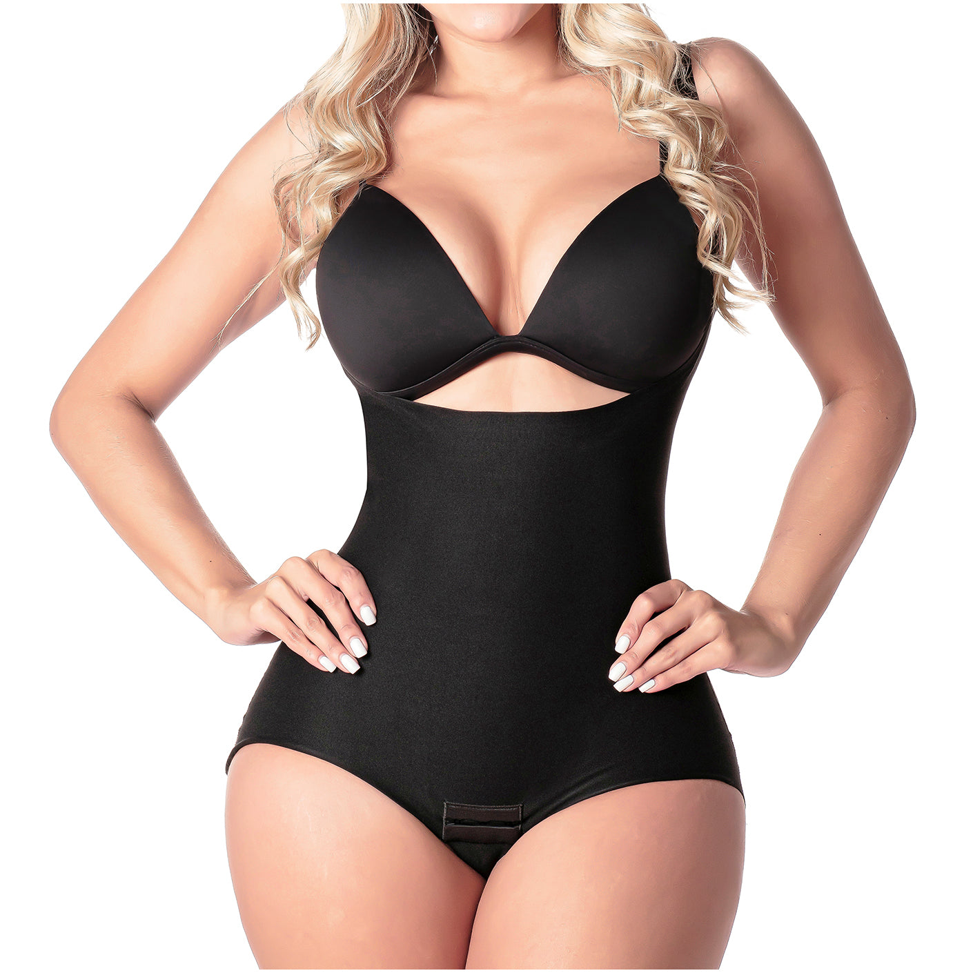 Sonryse SP23NC | Colombian Shapewear Open Bust Panty Girdle for Women | Spandex