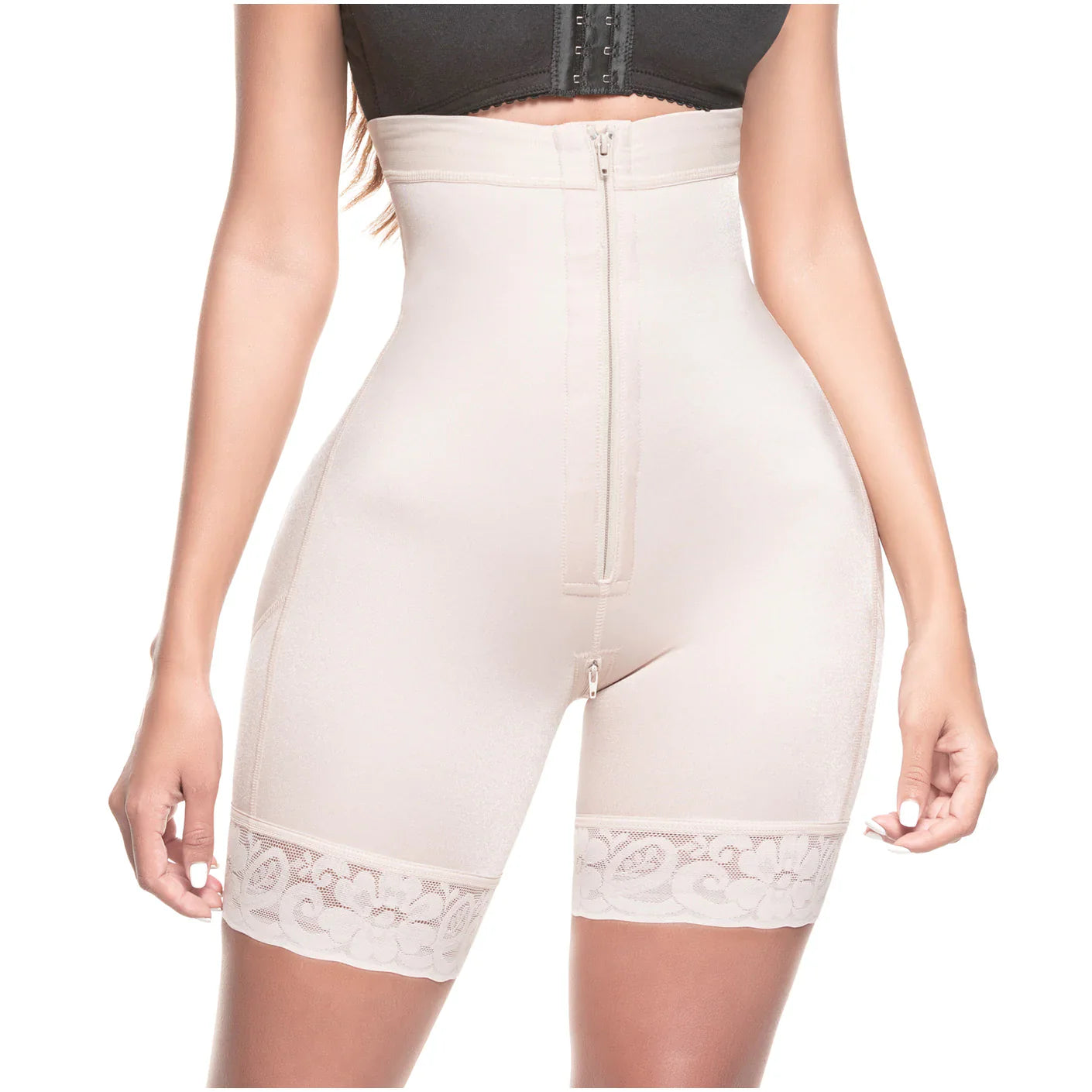 Fajas SONRYSE TR73ZF | High Rise Butt Lifting Shapewear Shorts for Women | Daily Use | Triconet