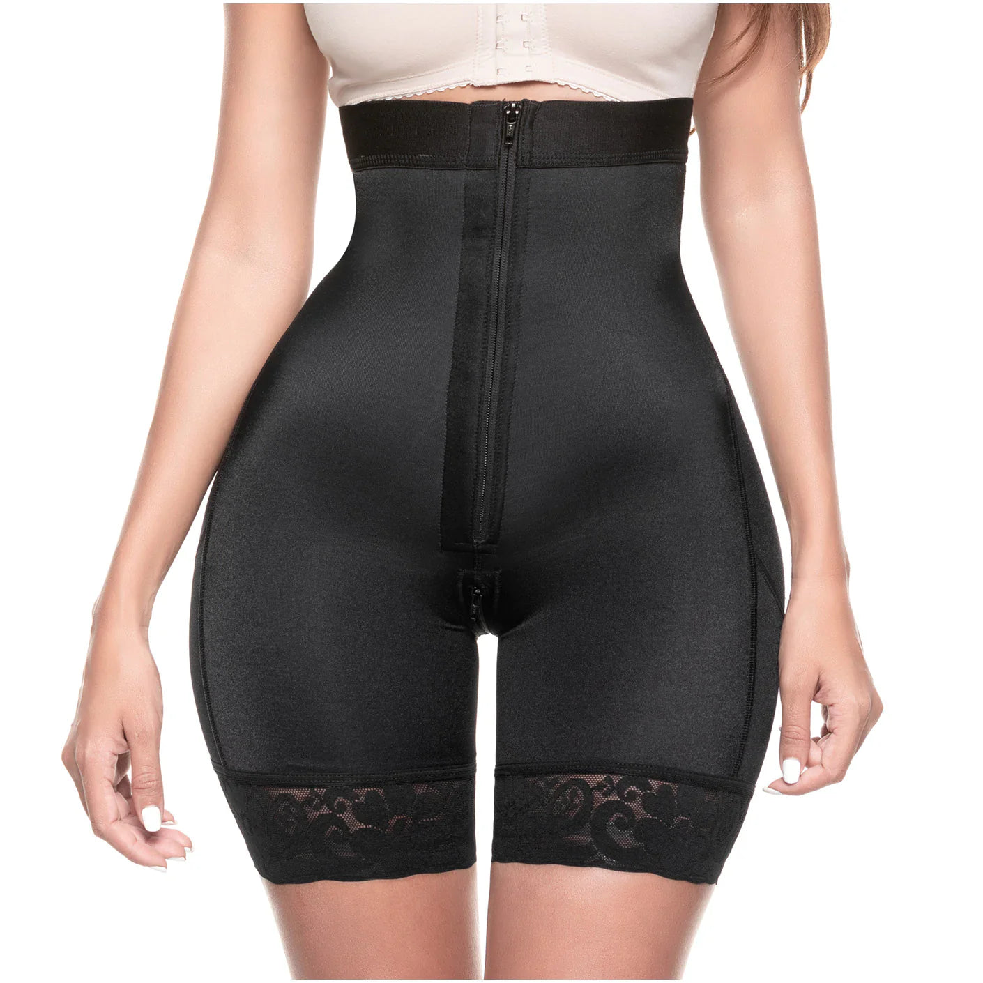 Fajas SONRYSE TR73ZF | High Rise Butt Lifting Shapewear Shorts for Women | Daily Use | Triconet