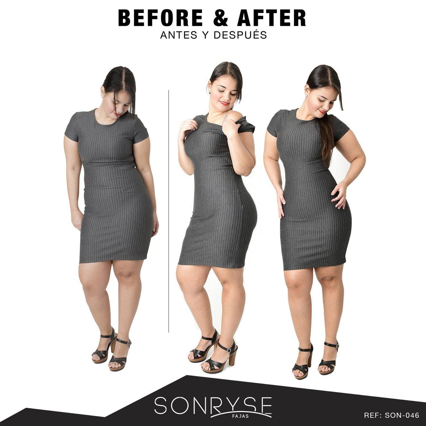 Postpartum C-section Faja Open bust Medium compression Mid-back | Stage 2 Sonryse 046ZL